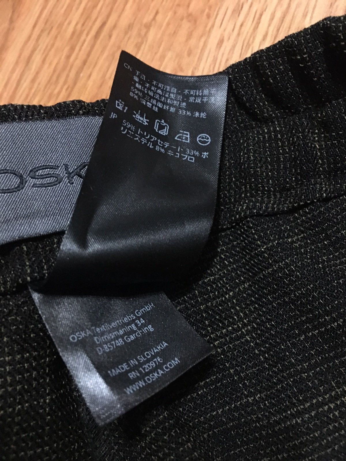 Designer OSKA Triacetate Blend Knit Trousers Pants Size 3 UK 14 Size 32" / US 10 / IT 46 - 10 Thumbnail