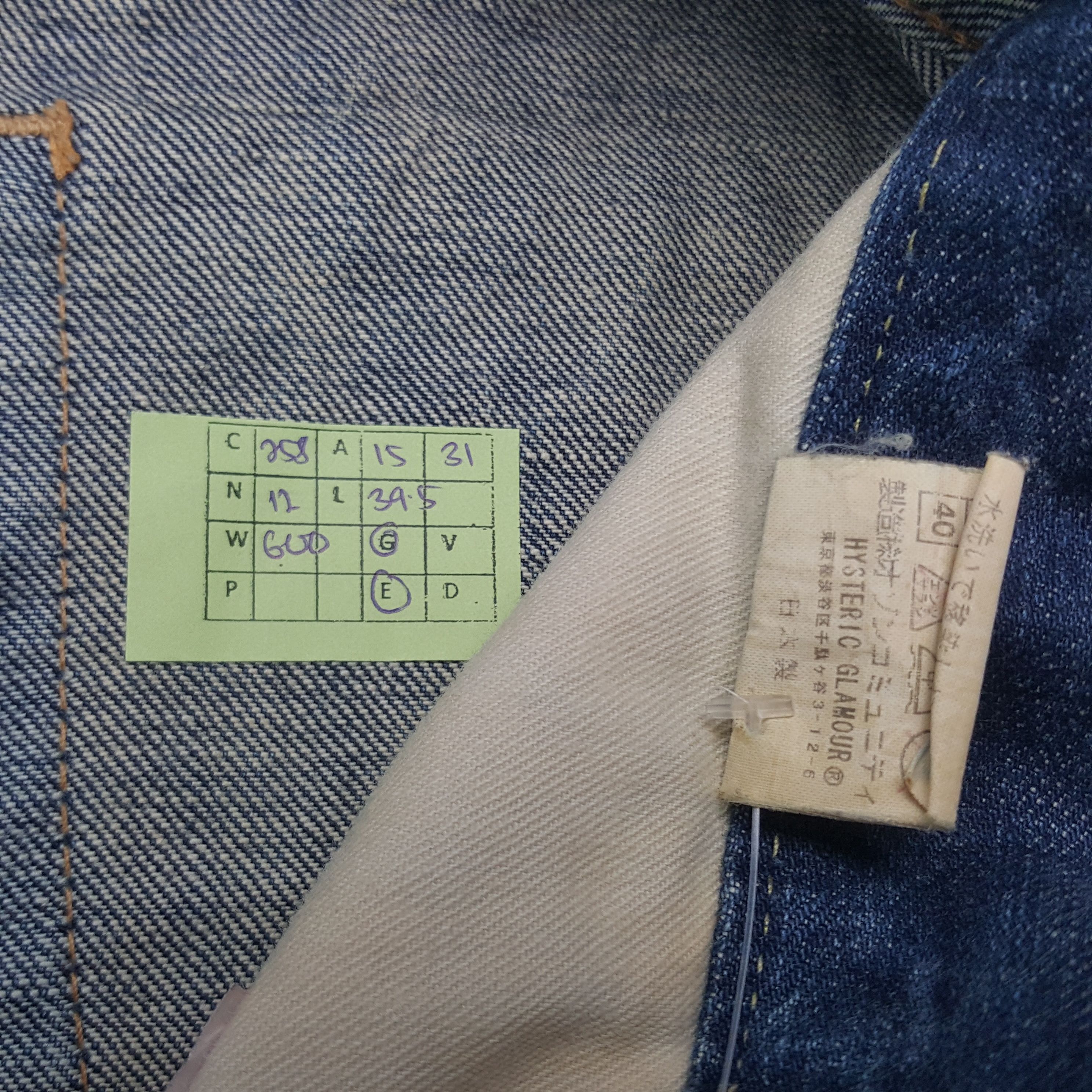 Hysteric Glamour × Japanese Brand × Vintage Vintage Hysteric Glamour Japanese Brand Jeans Size US 30 / EU 46 - 8 Thumbnail