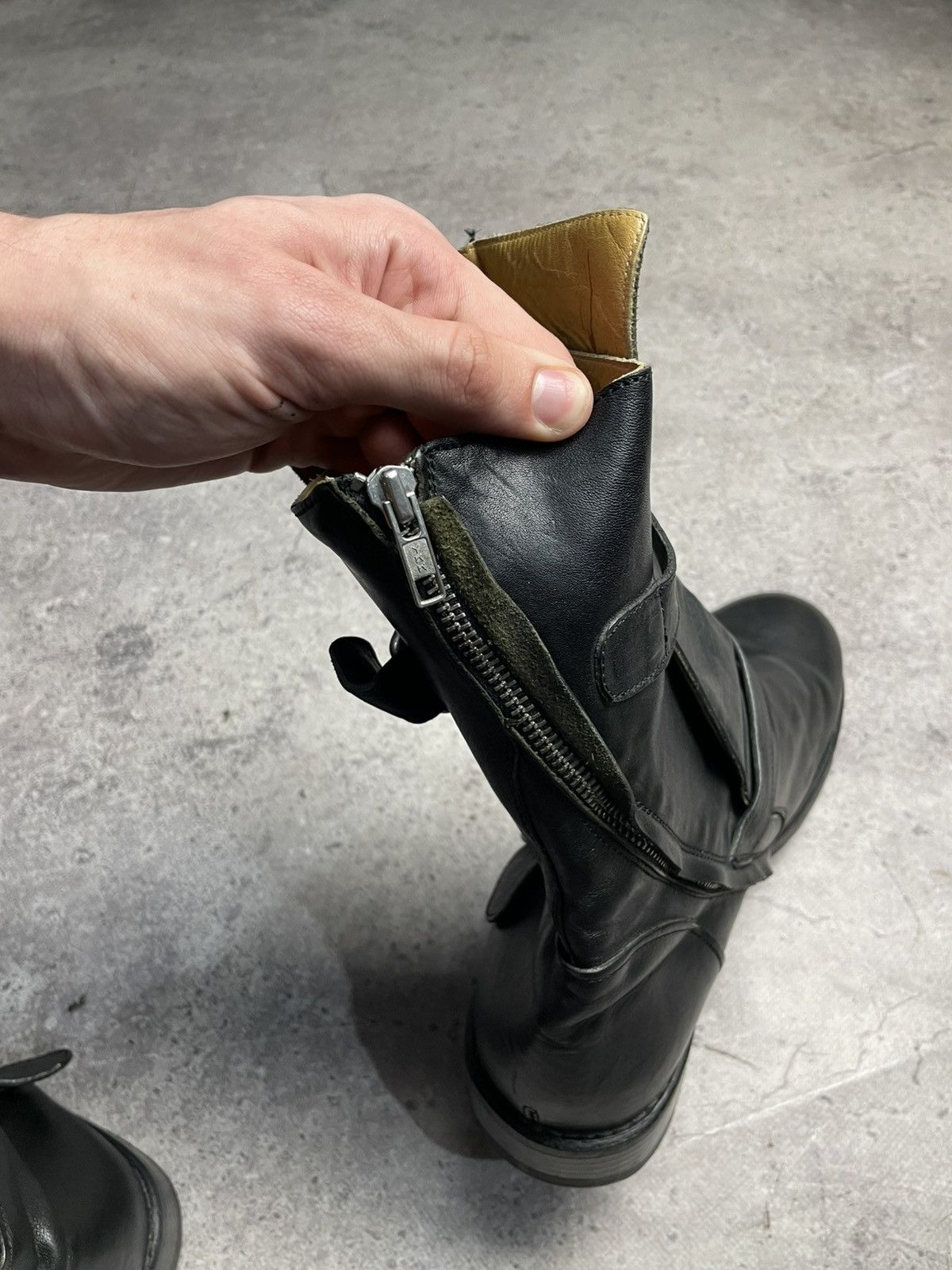 Officine Creative Rare Officine Creative Leather Zip Boots Size US 11 / EU 44 - 10 Thumbnail