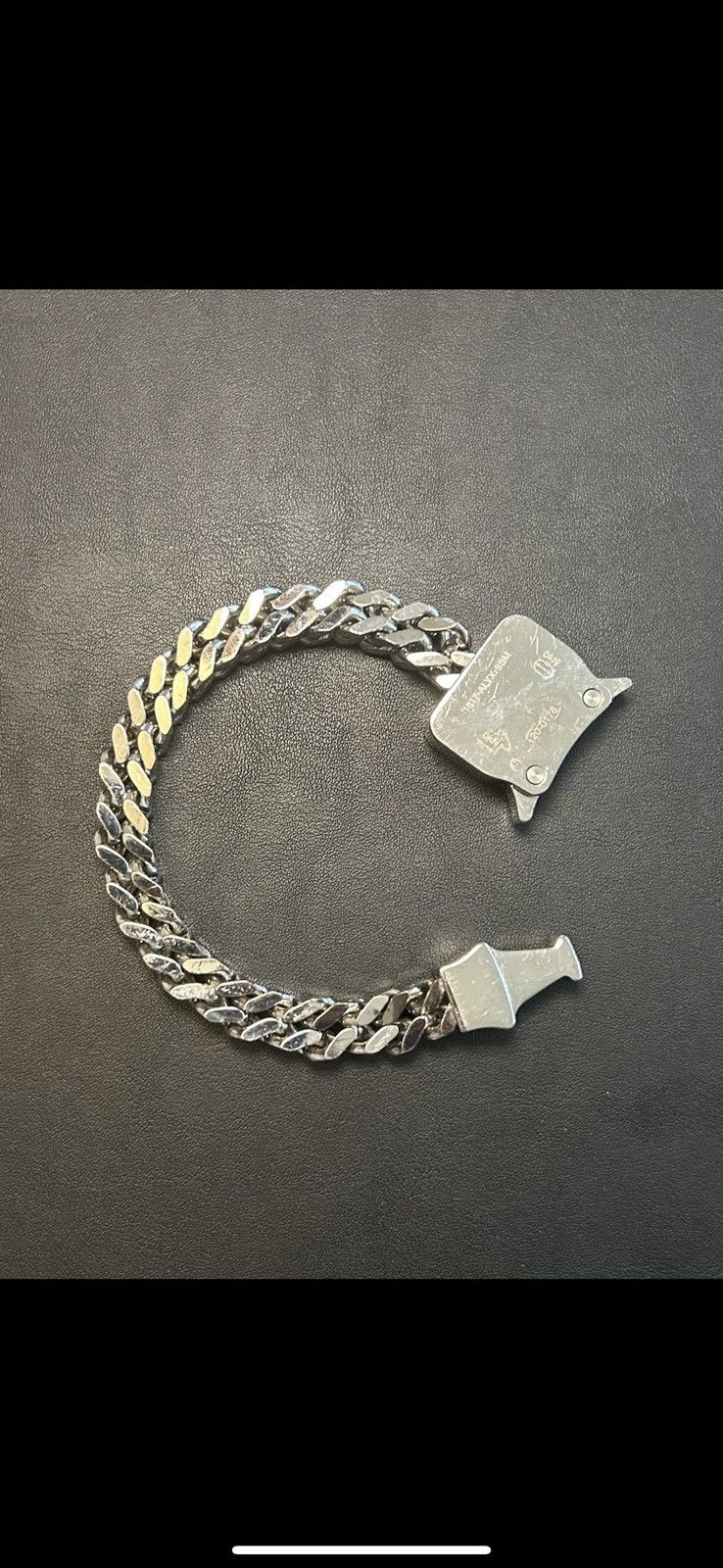image of 1017 Alyx 9Sm Alyx Bracelet in Silver, Men's