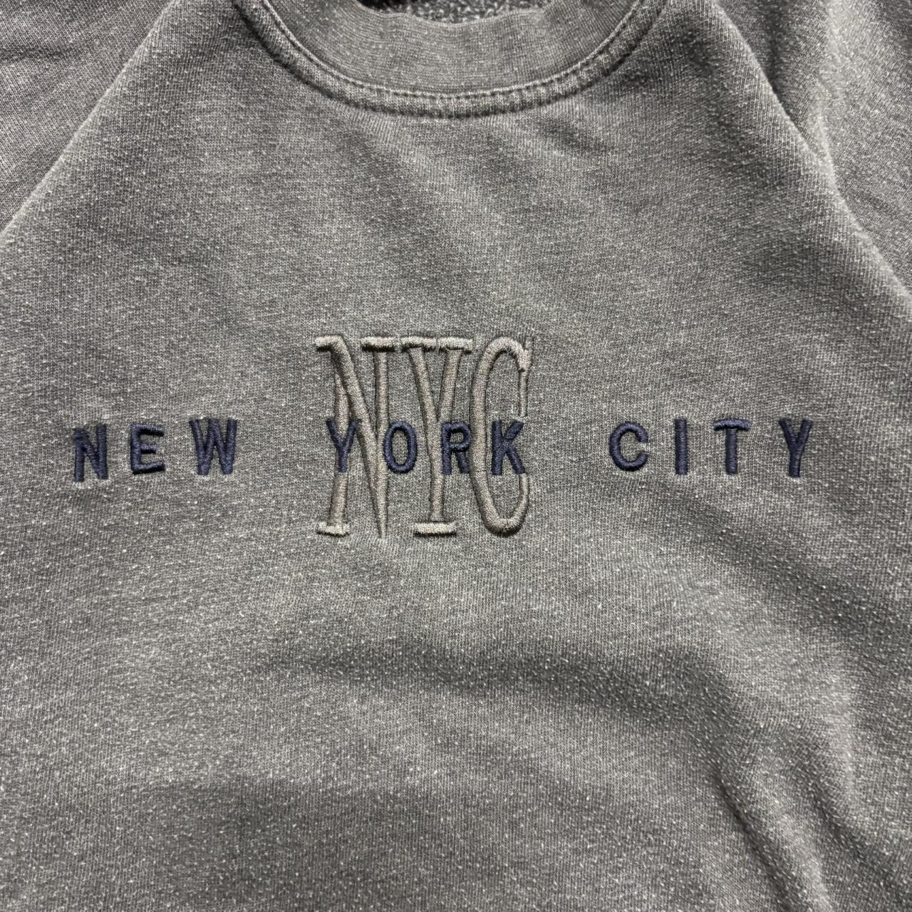Vintage Crazy Vintage Y2K/2000s New York City Streetwear Crewneck Sweatshirt! Size US L / EU 52-54 / 3 - 2 Thumbnail
