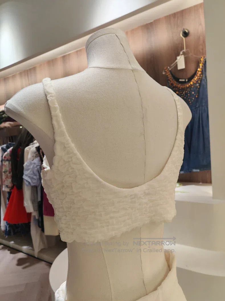 Fendi Fendi White Knit Camisole Size XS / US 0-2 / IT 36-38 - 2 Thumbnail