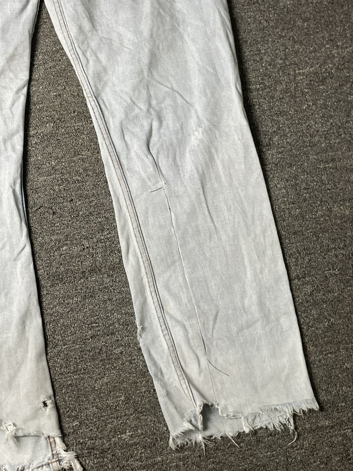 Japanese Brand × Vintage Vintage NYLAUS Custom Ripped Jeans (89) Size US 33 - 15 Thumbnail