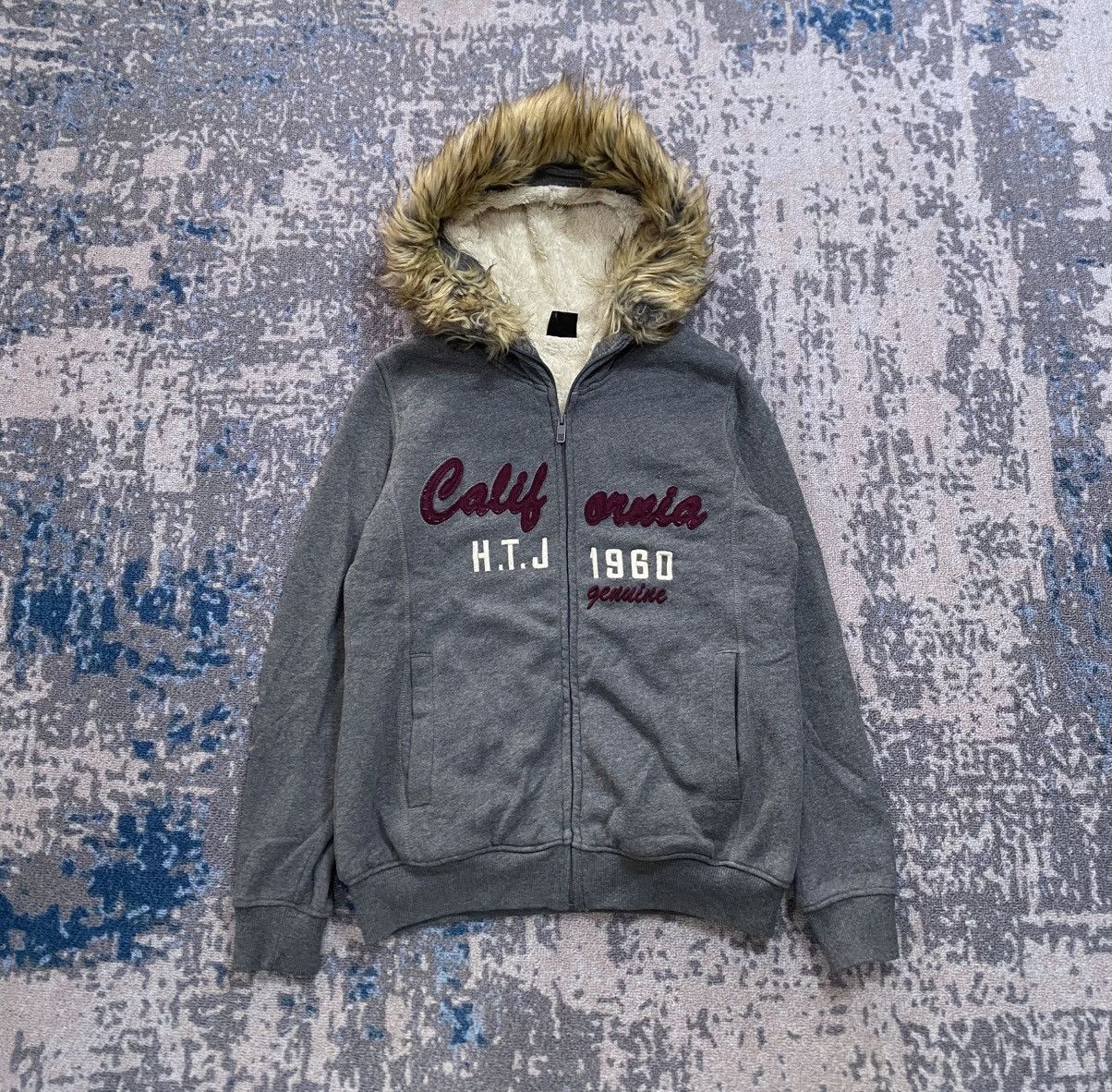 Japanese Brand Y2K Hangten Fur Sherpa Hoodie Ifsix Lgb Style Size US M / EU 48-50 / 2 - 1 Thumbnail