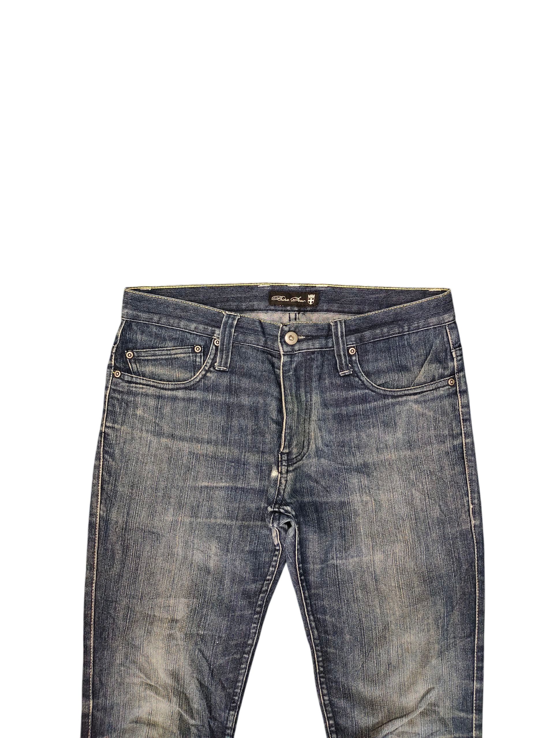 Comme des Garcons × Undercover Vintage Bike Star Japan Zipper Pocket Distress Denim Jeans Size US 33 - 8 Thumbnail