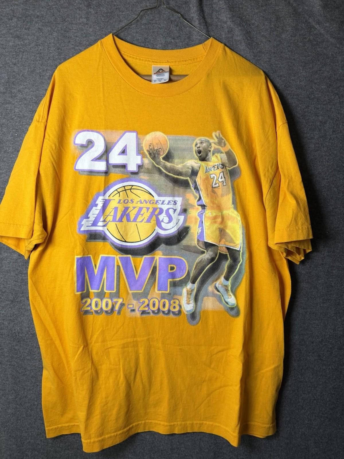 Alstyle Rare Vintage 2007 Original Kobe Bryant XL Lakers MVP Rap Tee Size ONE SIZE - 2 Thumbnail
