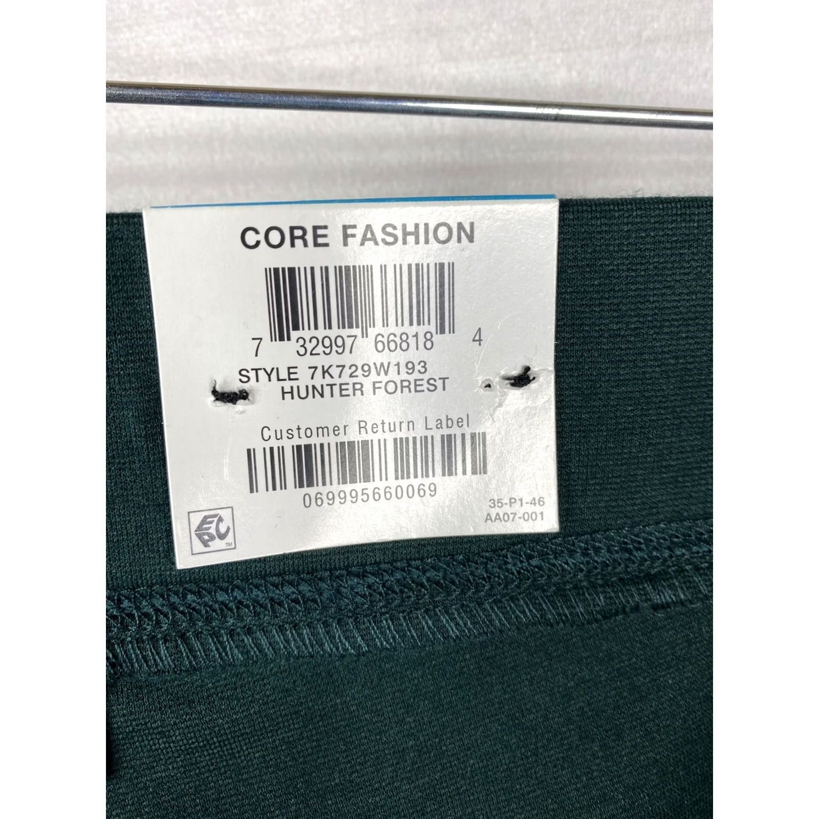 Vintage VINTAGE INC Concepts Legging Womens 28W Green Ponte Knit Pull-On Skinny Leg Pants NWT Size 28" / US 6 / IT 42 - 4 Thumbnail