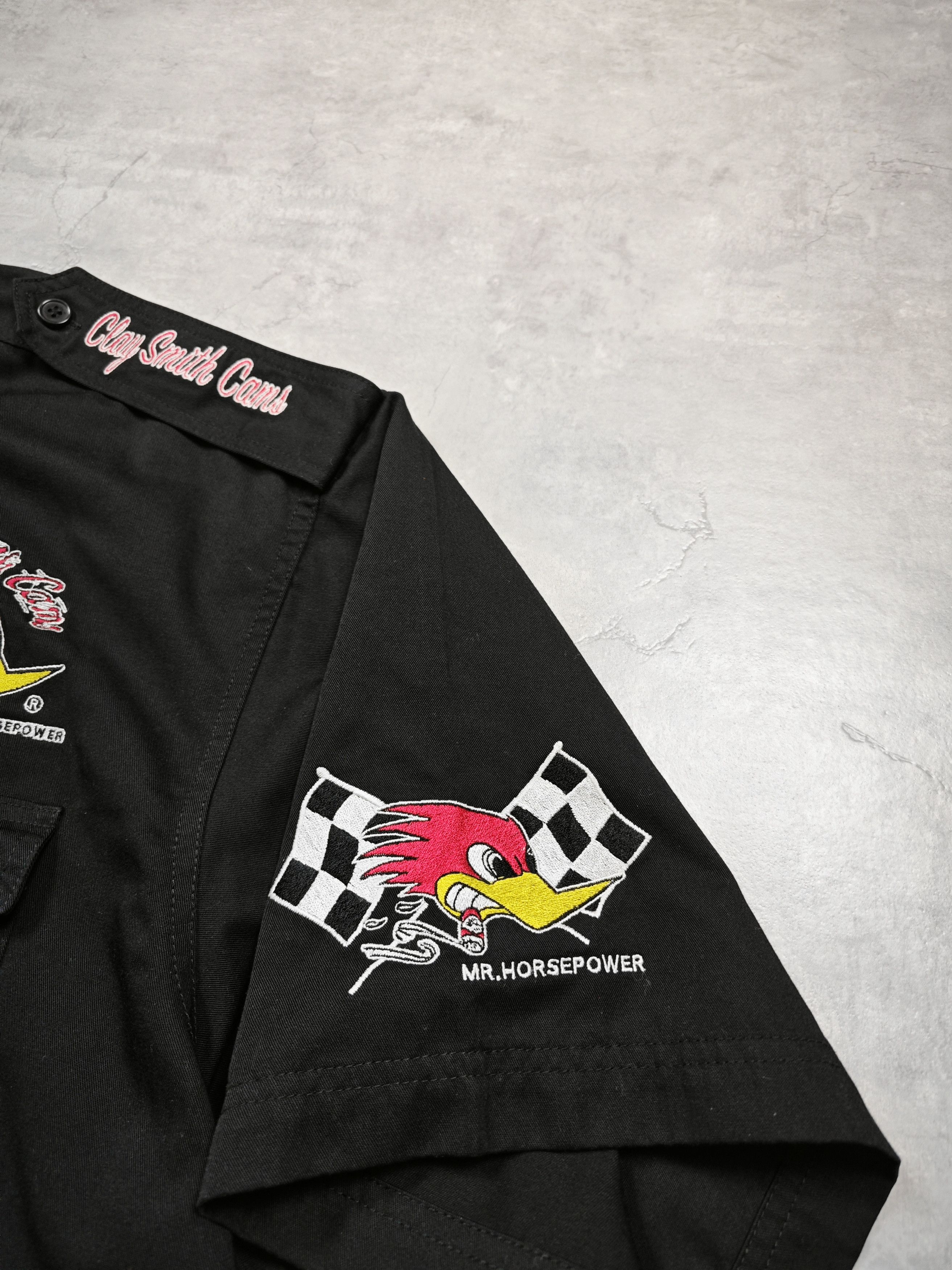 Vintage Clay Smith Mr.Horsepower vintage racing shirt Size US XL / EU 56 / 4 - 3 Thumbnail