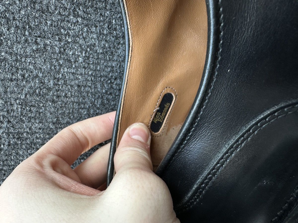 Allen Edmonds LUXURY 🚨 ALLEN EDMONDS VNTG SHOES MEN BLACK LUXURY RARE Size US 9.5 / EU 42-43 - 18 Thumbnail