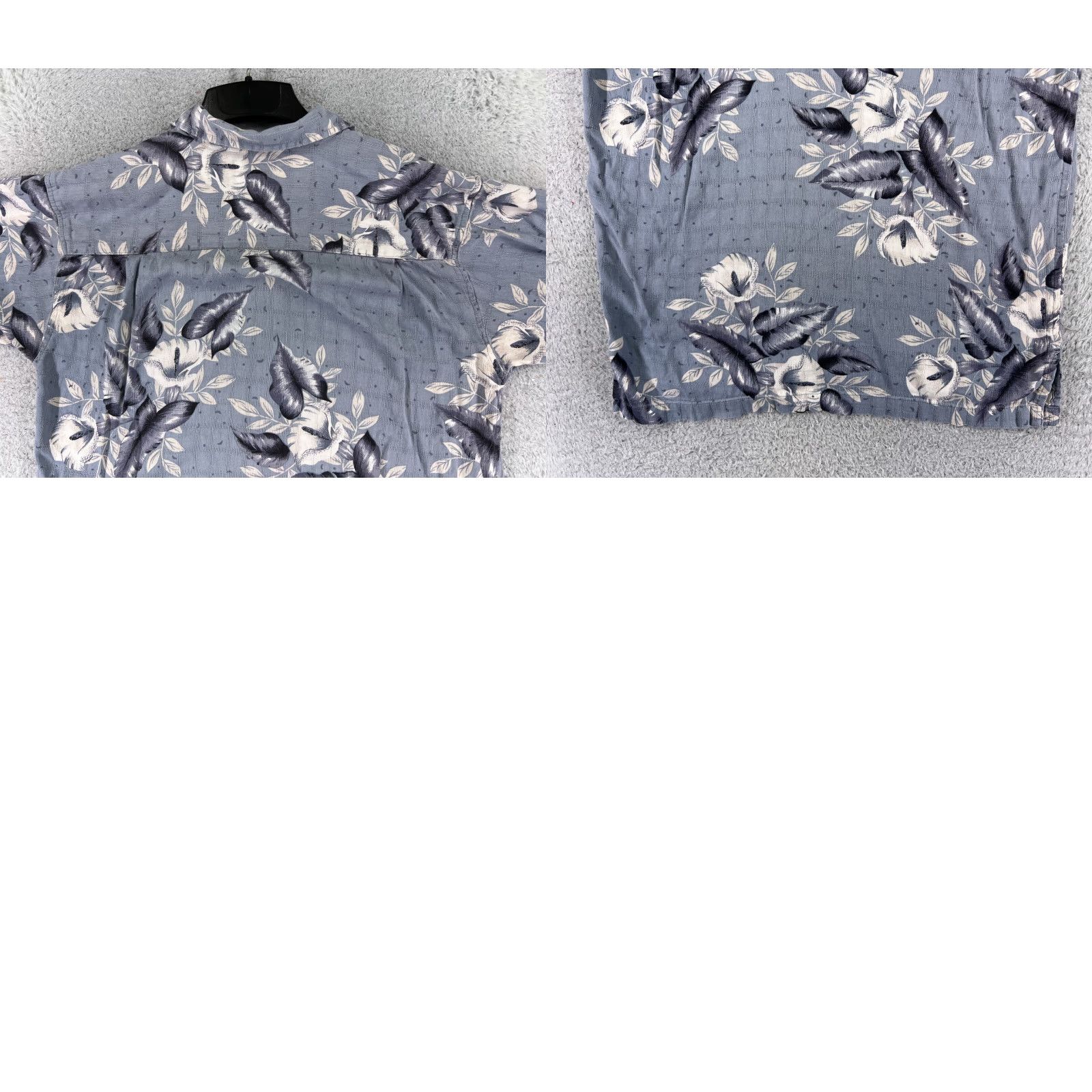 Cherokee Cherokee Shirt Adult Medium Blue Floral Button Up Camp Rayon Blend Short Sleeve Mens Size US M / EU 48-50 / 2 - 9 Thumbnail