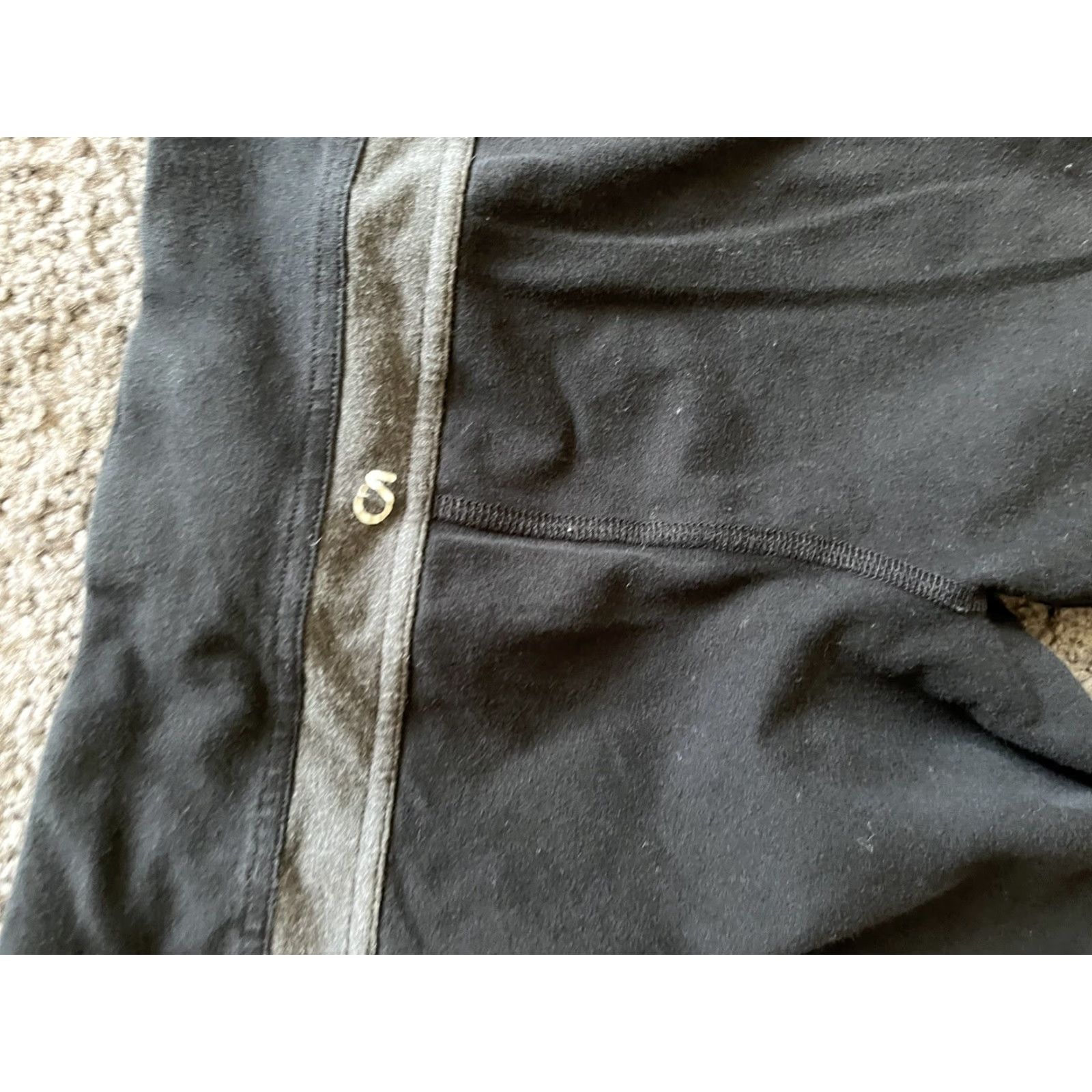 Gap Gap Fit Leggings Women S Black Pull On Cropped Athletic Skinny 90s? Size 28" / US 6 / IT 42 - 3 Thumbnail