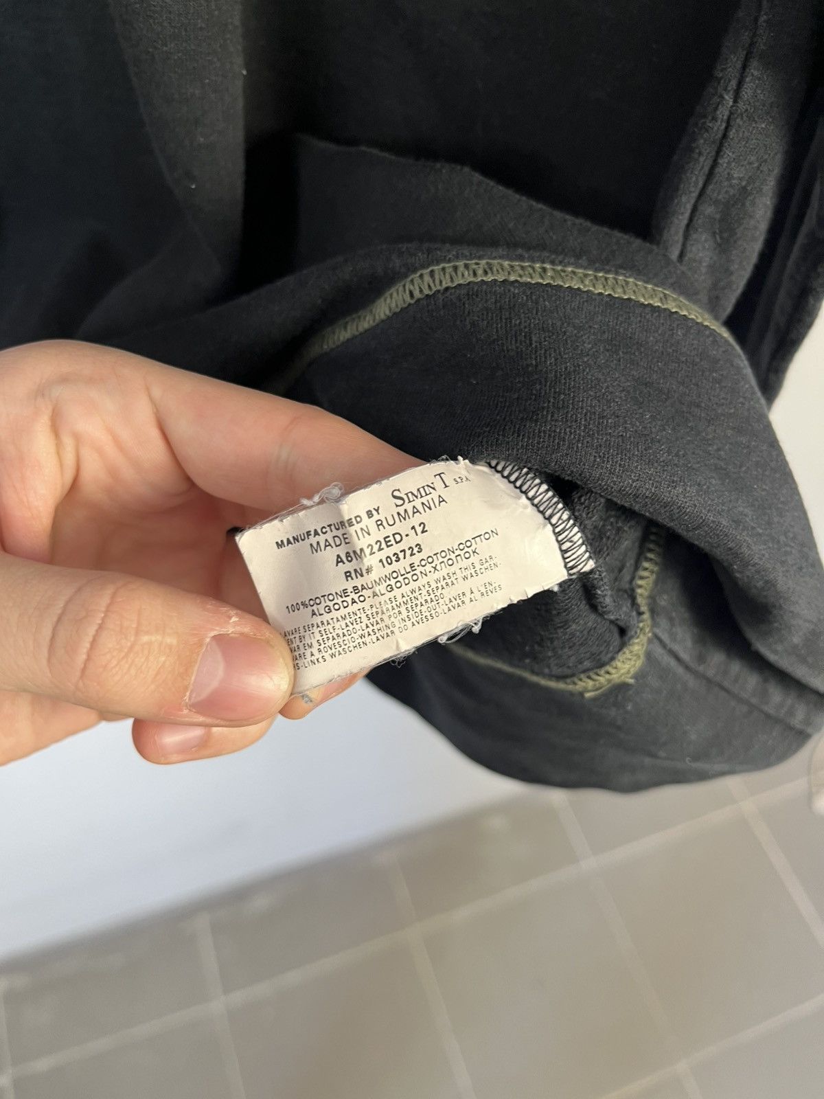 Armani × Vintage Armani Jeans Vintage Faded Y2K Big Logo Cotton Sweatshirt Size US XL / EU 56 / 4 - 9 Thumbnail