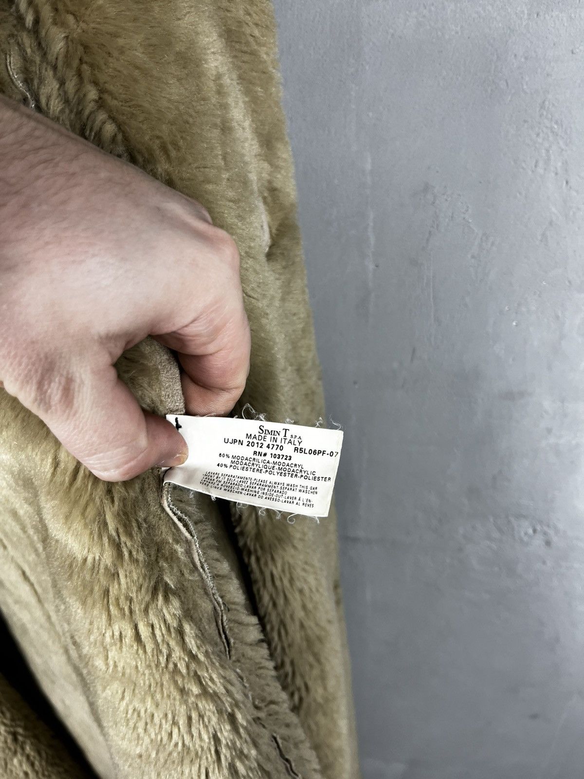Giorgio Armani Armani cost shearling jacket vintage 90s huster glamour Size XL / US 12-14 / IT 48-50 - 18 Thumbnail