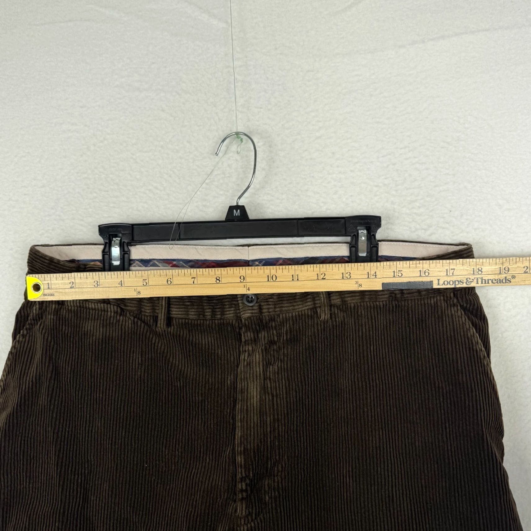 Polo Ralph Lauren VINTAGE Polo Ralph Lauren Pants Khakis Corduroy 38x30 Dark Brown Mens 38 Regular Inseam 30 Pockets Logo Standards Size US M / EU 48-50 / 2 - 7 Thumbnail