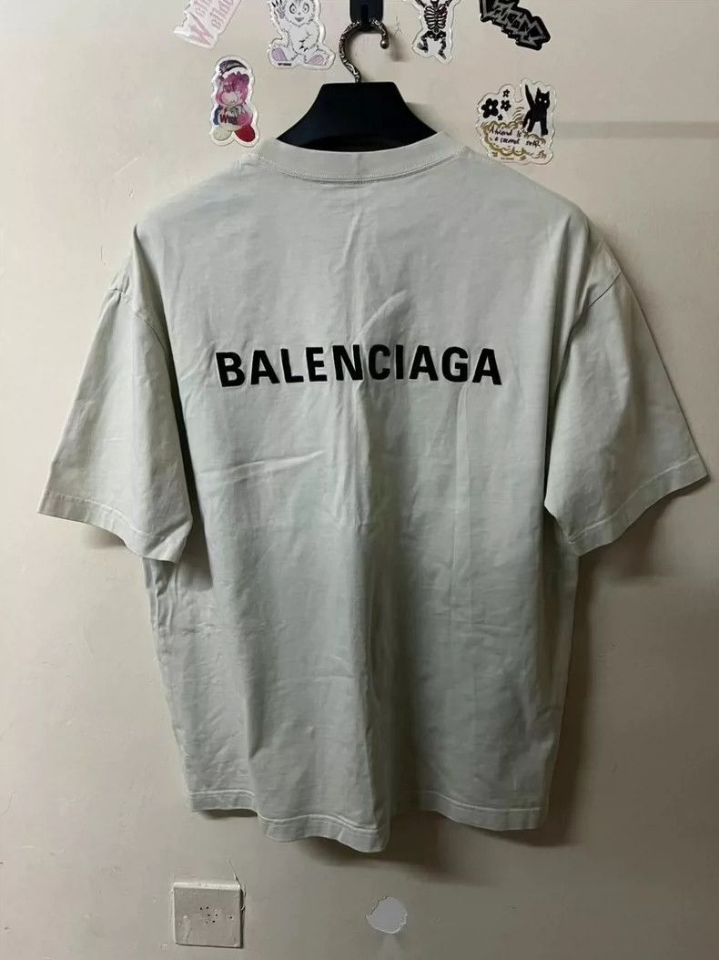 Balenciaga Balenciaga Short Sleeve Logo TShirt-2506 Size US S / EU 44-46 / 1 - 2 Thumbnail