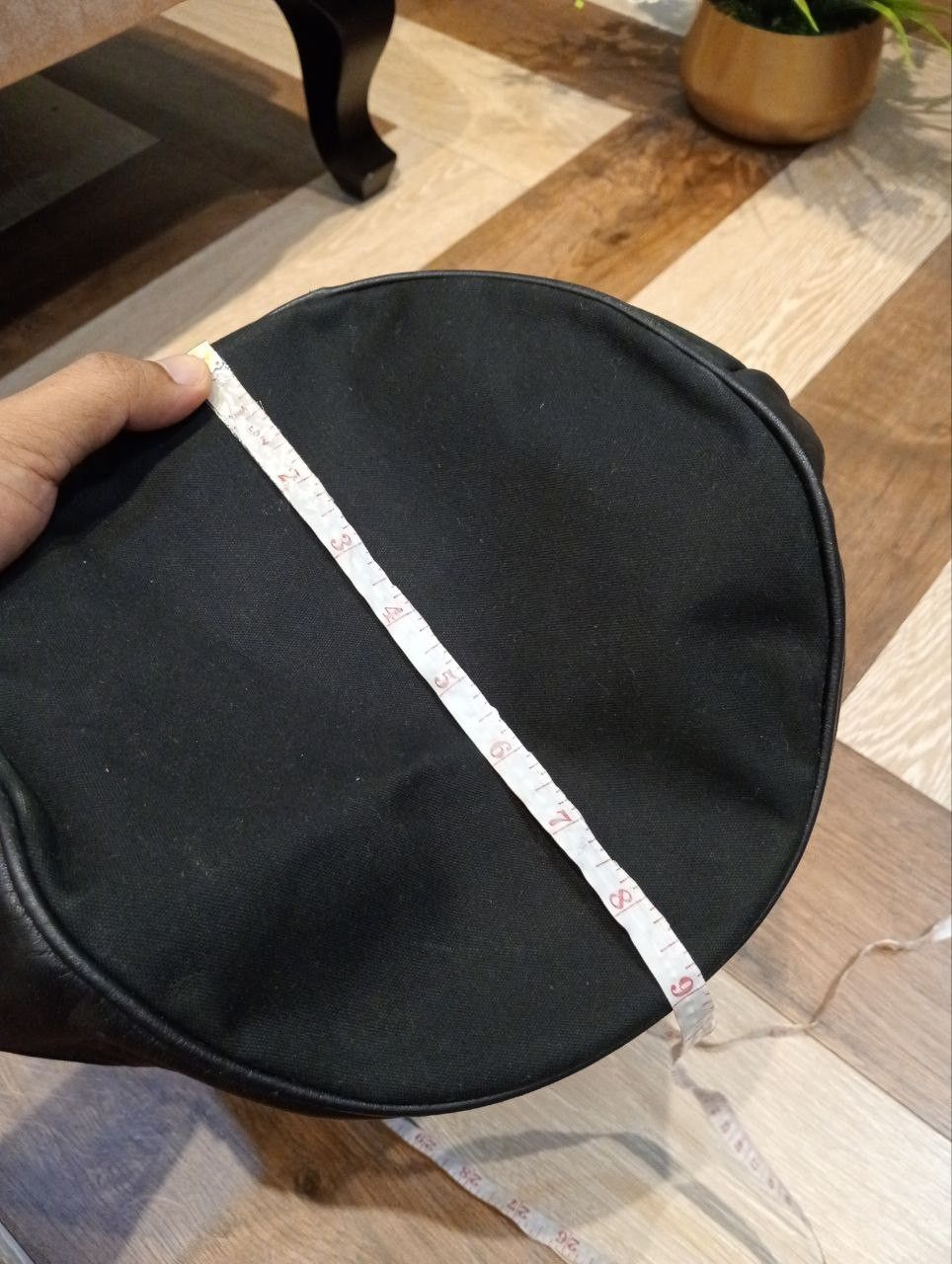 agnes b. AGNES B. VOYAGE BLACK CANVAS & LEATHER BUCKET BAG Size ONE SIZE - 11 Thumbnail