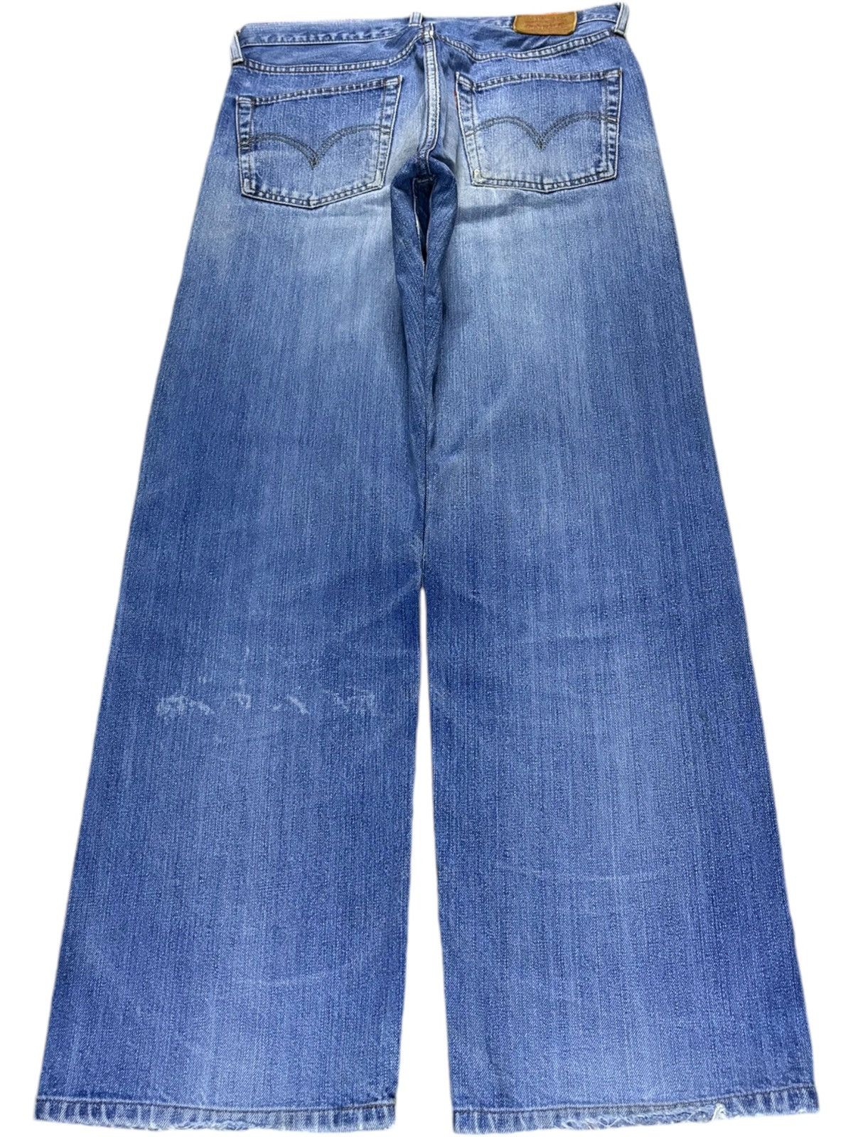 Levi's Vintage 90s Levis 503 Mud Wash Distressed Baggy Jeans Size US 32 / EU 48 - 2 Thumbnail