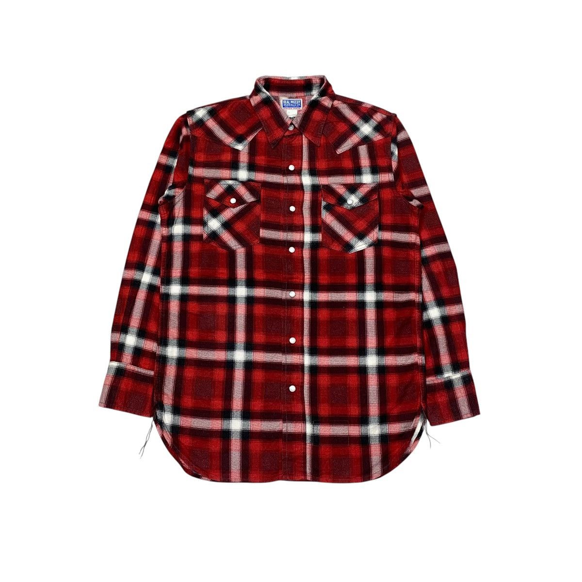 Japanese Brand × TOYS McCOY × The Real McCoy's Real Mccoy’s Overalls Chambray Plaid Flannel Shirts Size US S / EU 44-46 / 1 - 1 Thumbnail
