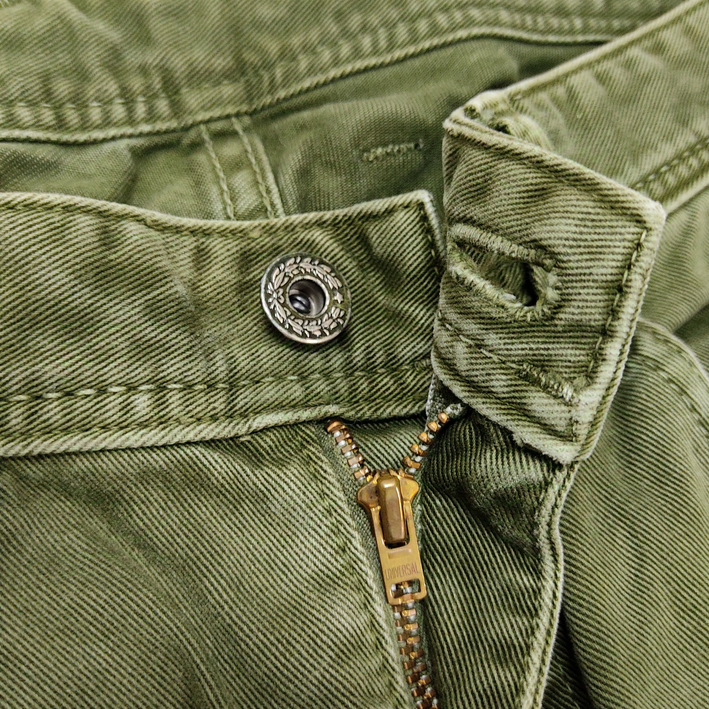 Japanese Brand × Johnbull Vintage John Bull Olive Green Biker Jeans Pants Size US 31 - 6 Thumbnail