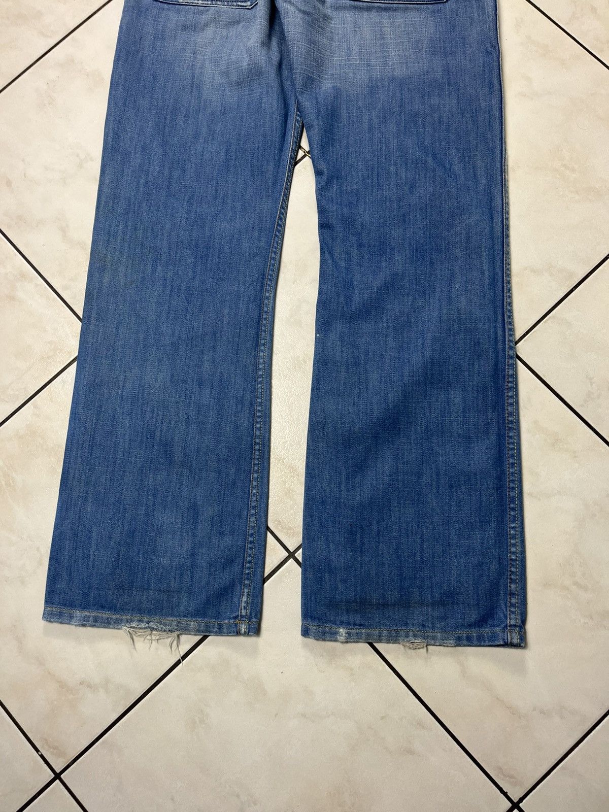 Diesel × Vintage Vintage Diesel moorix y2k distressed denim jeans baggy pants Size US 32 / EU 48 - 16 Thumbnail