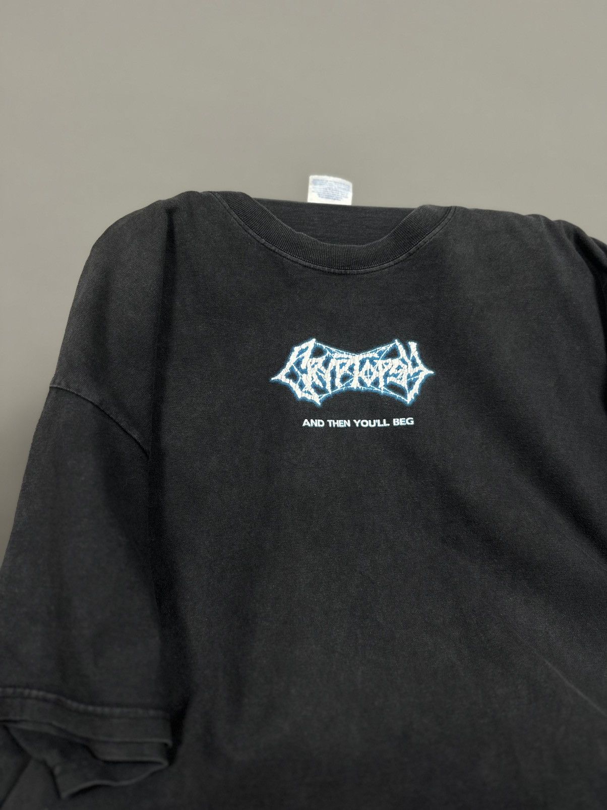 Vintage Vintage 2001 Cryptopsy The Pain Cometh T-Shirt Size US XL / EU 56 / 4 - 4 Thumbnail