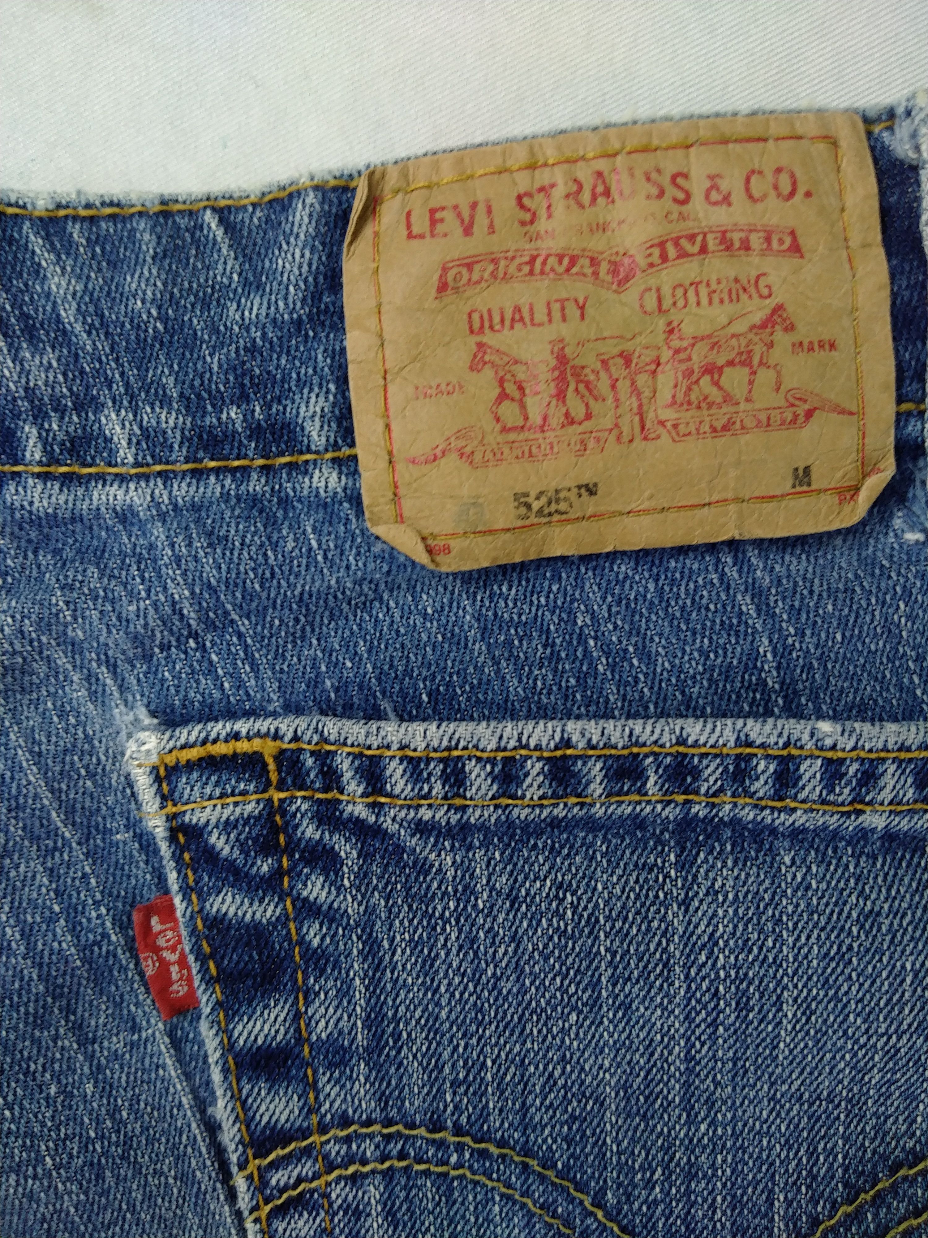 Levi's Vintage Levi's 525 Low Rise Flare Stretch Denim 34x31 -JN752 Size US 34 / EU 50 - 10 Thumbnail