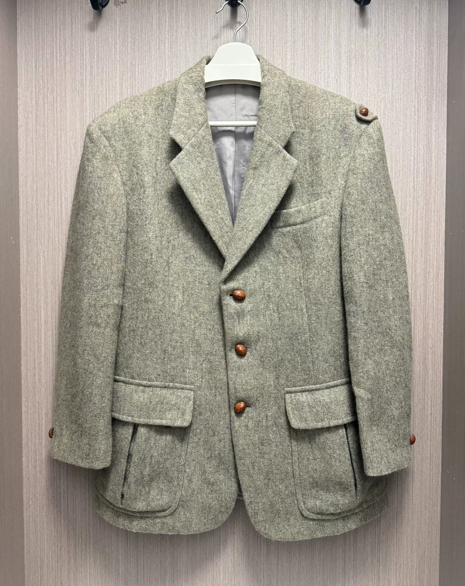 Yohji Yamamoto Yohji Yamamoto Wool Suit Jacket Size US S / EU 44-46 / 1 - 1 Thumbnail