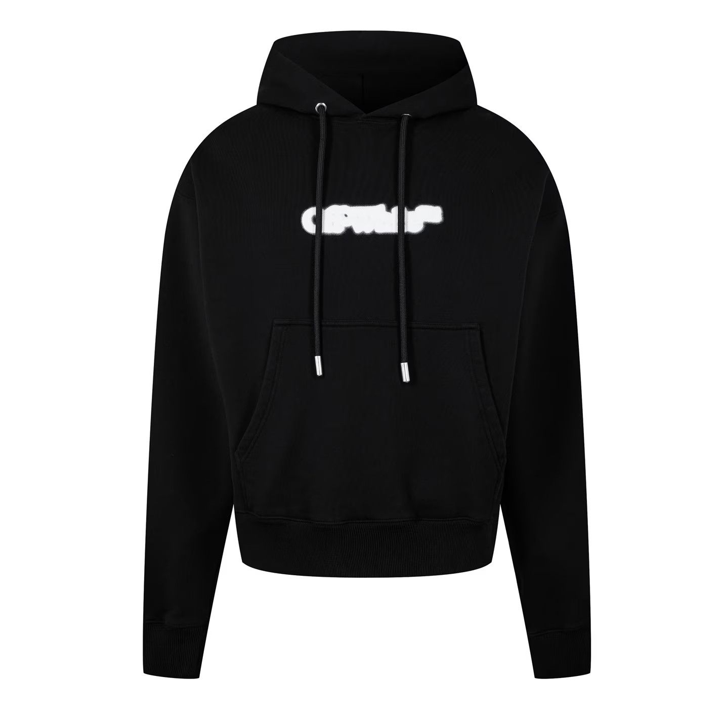 Off-White o1g2r1mq0226 Graffiti Spray Arrow Hoodie In Black Size US XXL / EU 58 / 5 - 1 Thumbnail