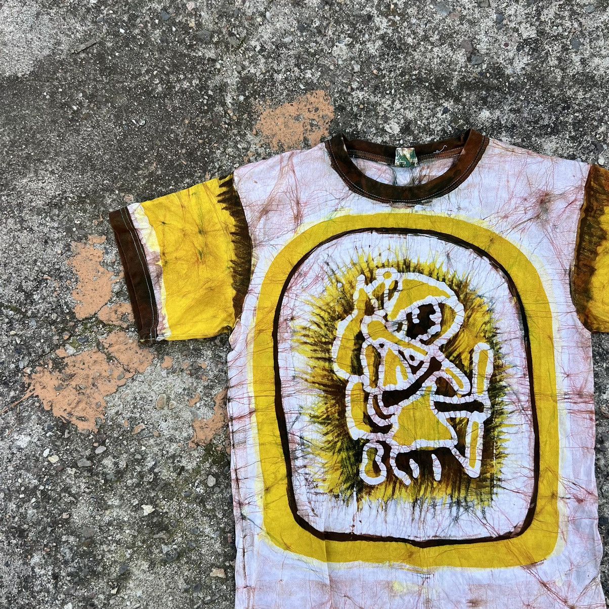Vintage Vintage 90s Art tie dye t shirt very rare Size US M / EU 48-50 / 2 - 3 Thumbnail