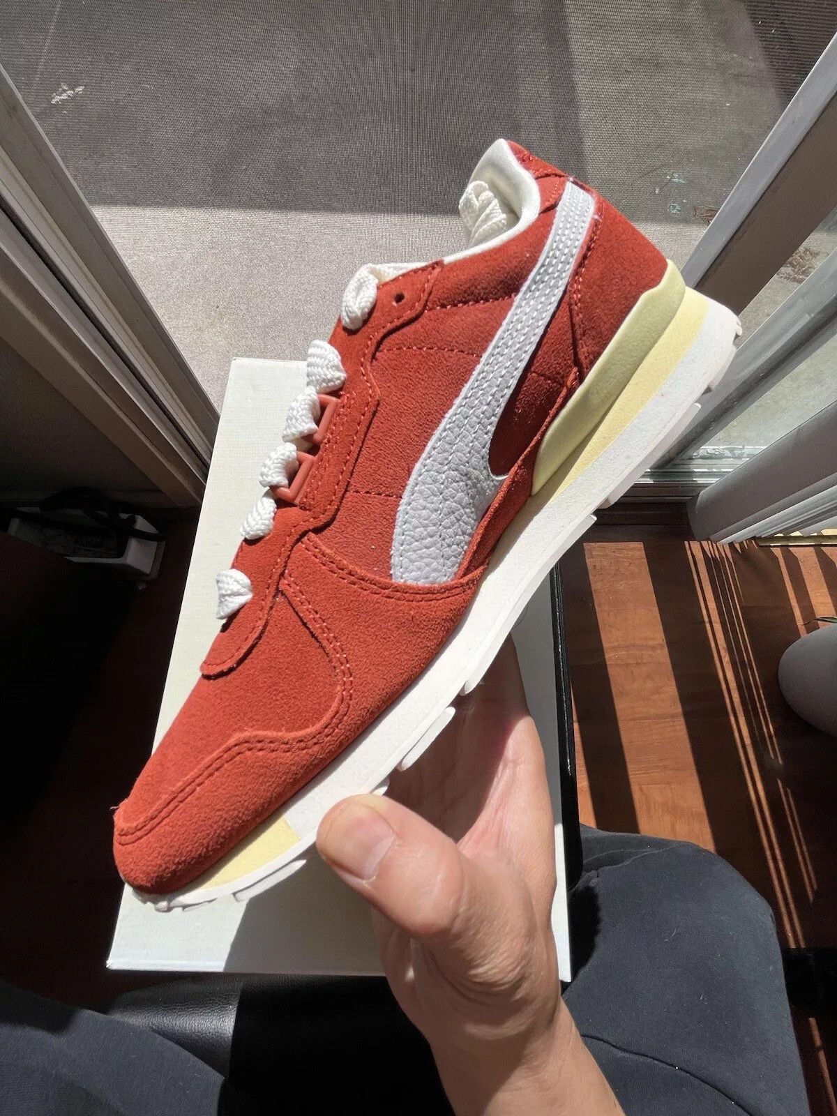 Puma PUMA RX 737 Suede Orange Size 8 Brand New Size US 8 / EU 41 - 3 Thumbnail