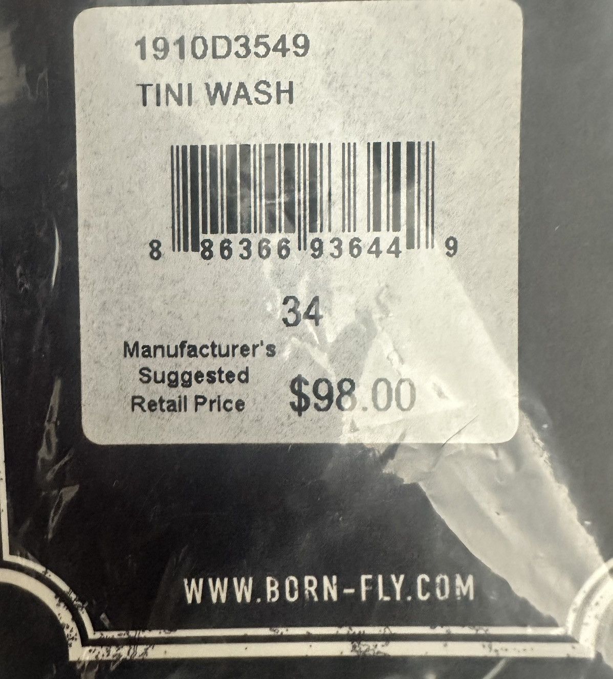 Born Fly 🤩NWT- Born Fly Slim Fit Distressed Jeans SZ 34 Size US 34 / EU 50 - 2 Thumbnail