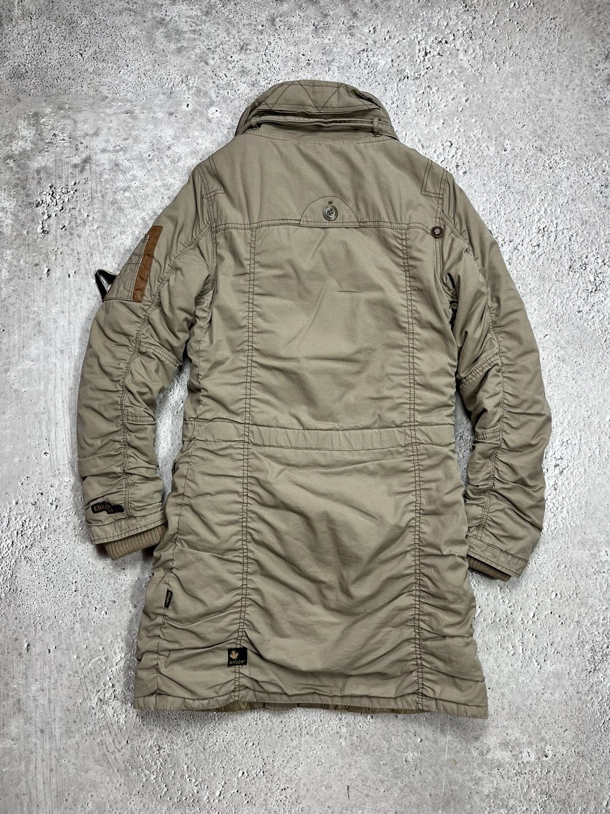 khujo Khujo Women’s Khaki Military Cargo Parka Jacket Coat Size L Size S / US 4 / IT 40 - 15 Thumbnail