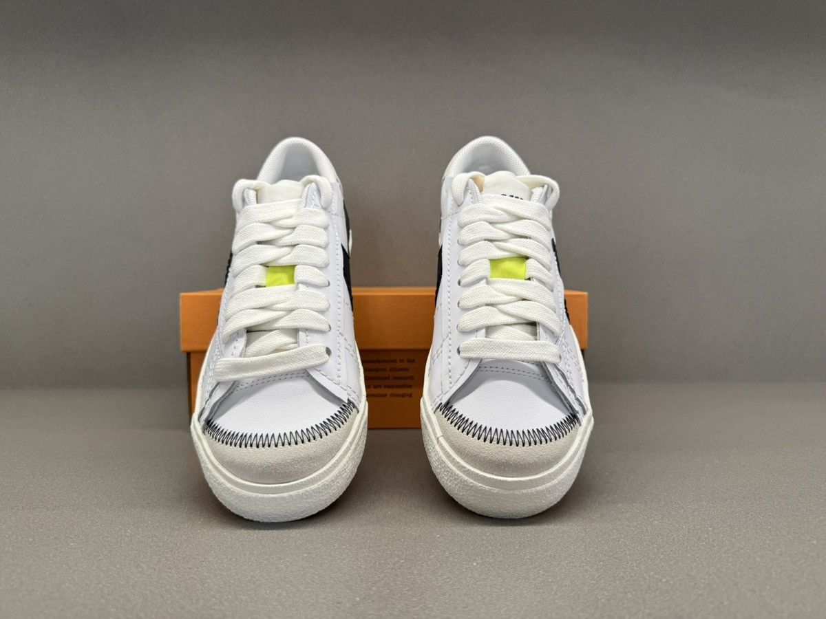 Nike Nike Blazer Low 77 Jumbo White Black Sail Women’s Size US 9 / IT 39 - 4 Thumbnail