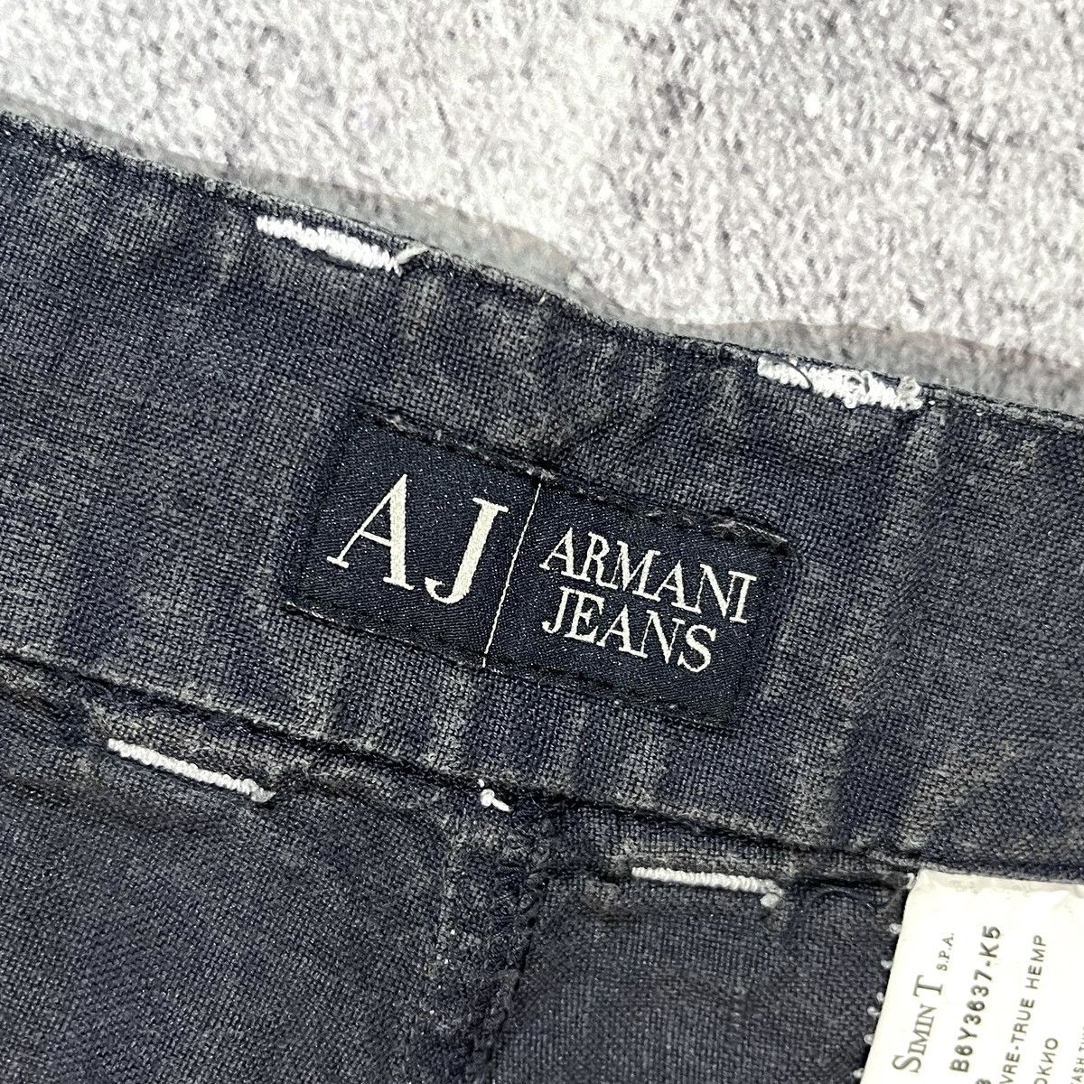 Armani Very Rare Vintage 90’s Armani Hemp Linen Pants Cargo Size 34 Size US 34 / EU 50 - 16 Thumbnail