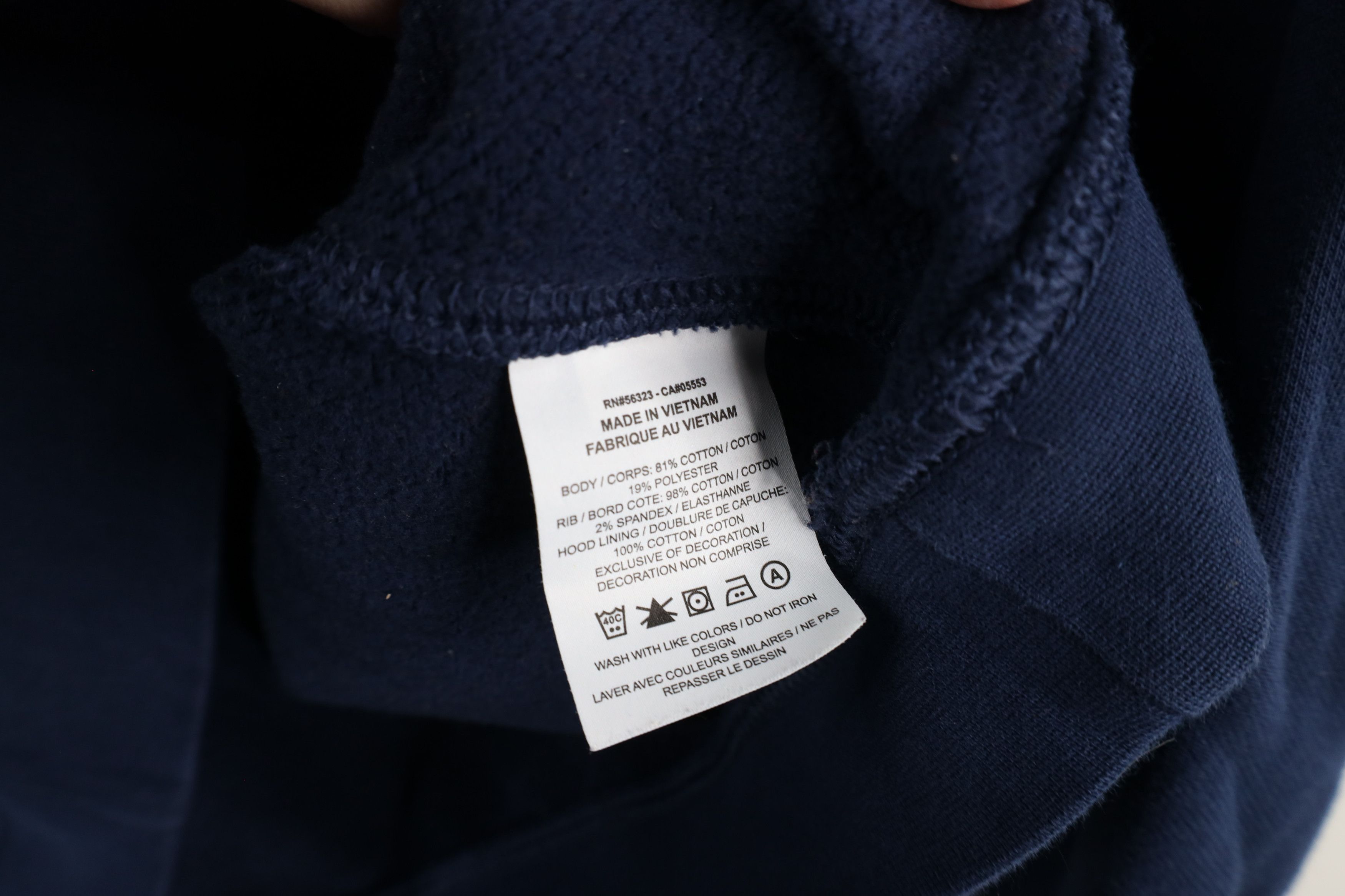 Nike × Vintage Vintage Y2K Nike Scott Mini Swoosh Hoodie Sweatshirt Blue Size US L / EU 52-54 / 3 - 10 Thumbnail