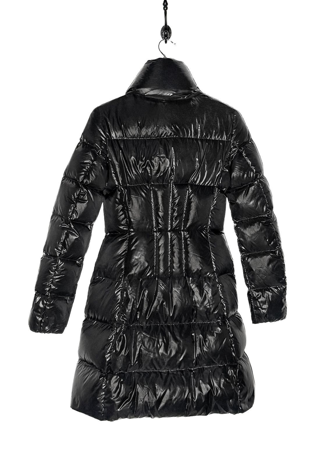 Moncler Moncler Black Jasminum Long Down Coat Size XXS / US 00 / IT 34 - 3 Thumbnail