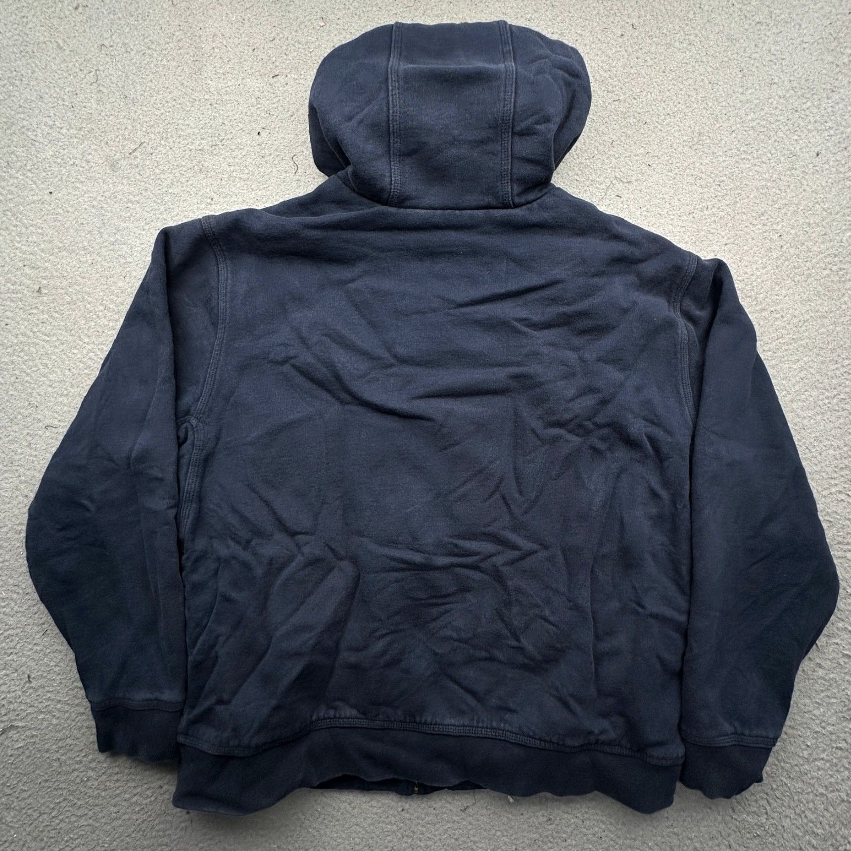 Vintage LL Bean Katahdin Iron Works Sherpa Lined Hoodie Jacket Mens Large Navy Zip SUV? Size US XL / EU 56 / 4 - 6 Thumbnail
