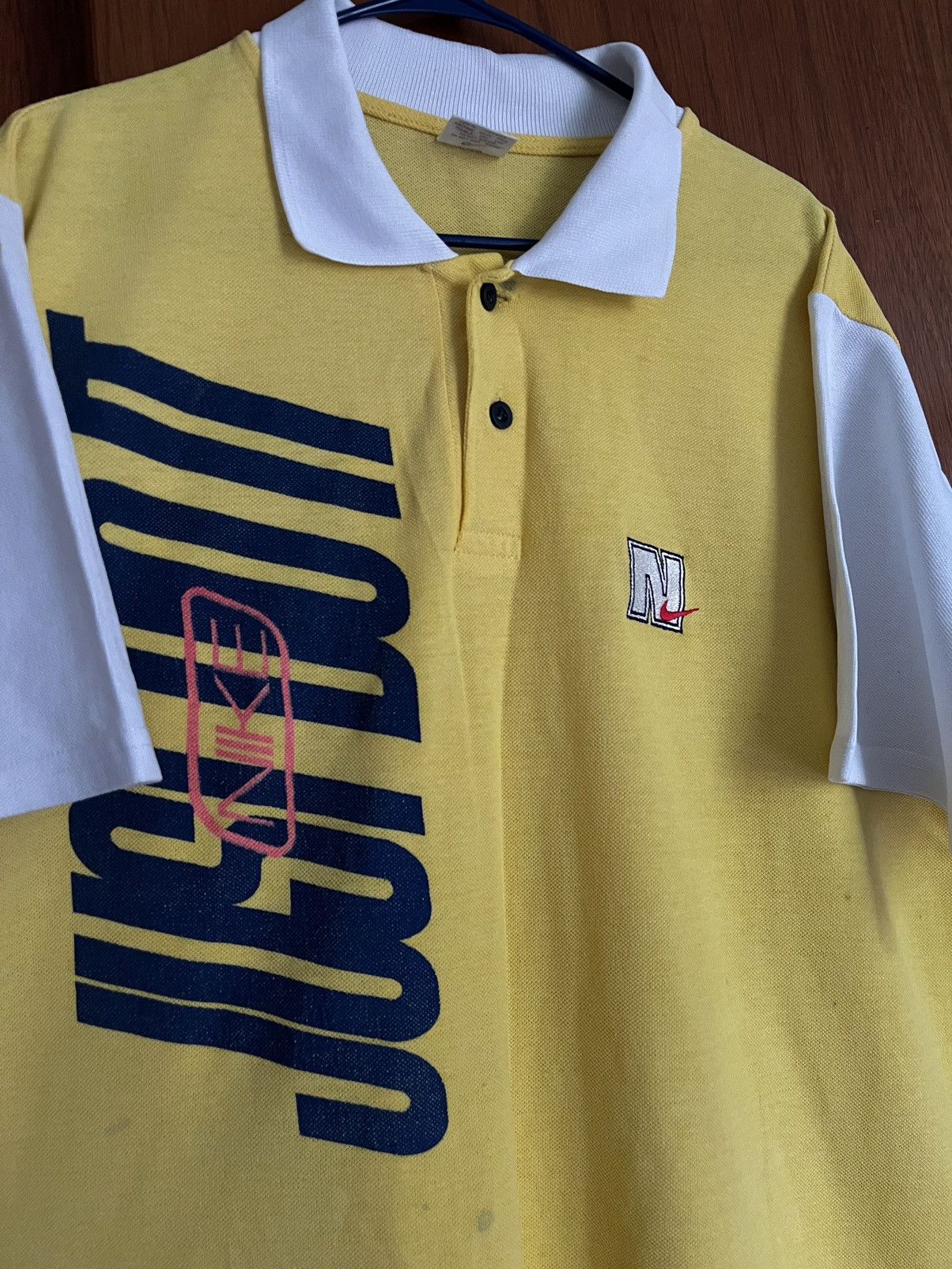 Nike Nike 90´s Polo Button Shirt Size US L / EU 52-54 / 3 - 2 Thumbnail