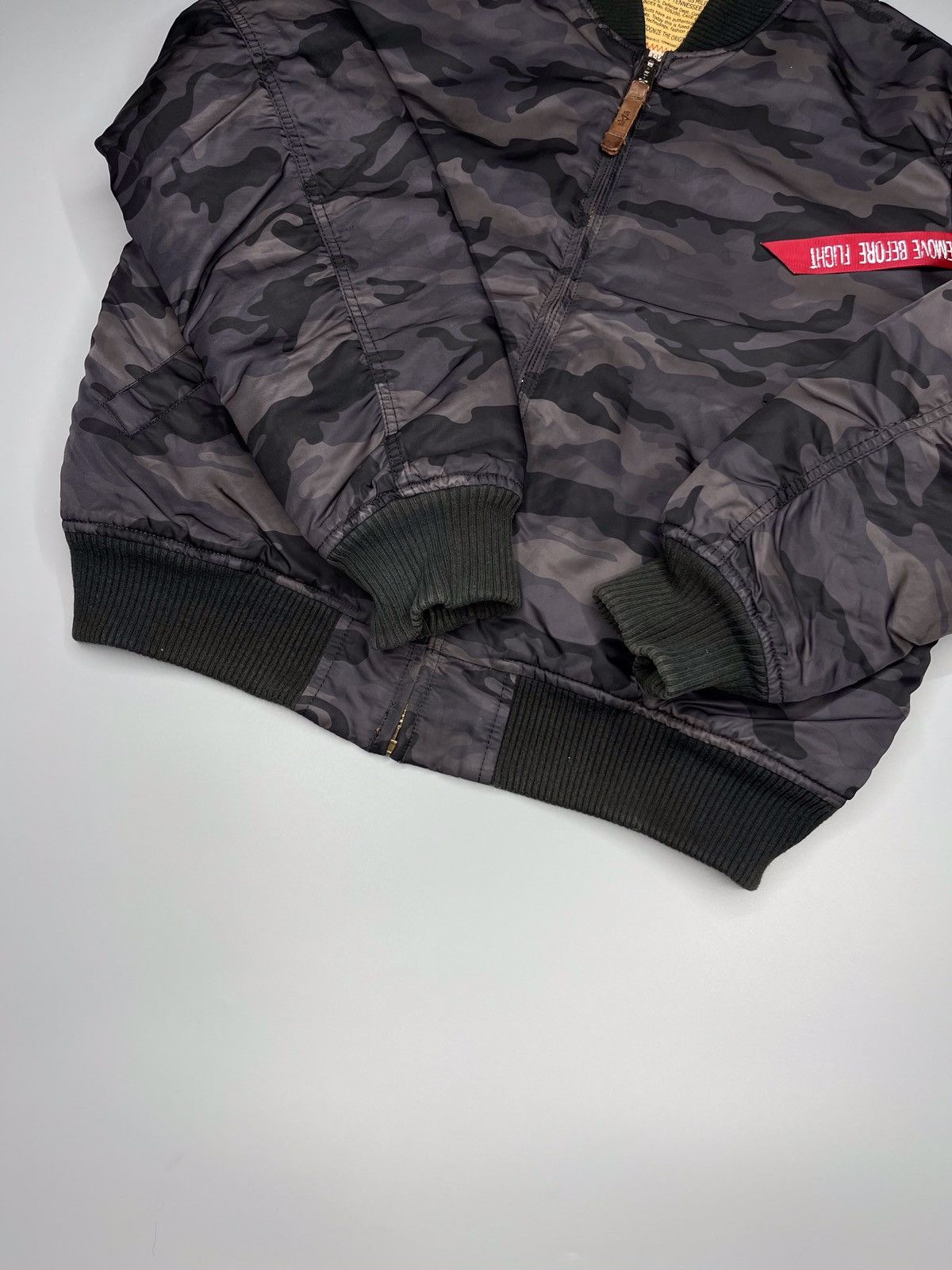 Alpha Industries Vintage Y2k Alpha Industries Bomber Jacket MA-2 Size US XL / EU 56 / 4 - 3 Thumbnail