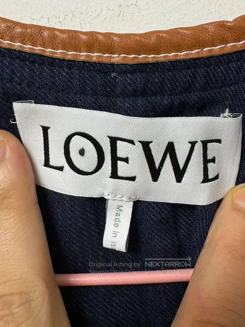 Loewe Loewe Leather logo shawl Size S / US 4 / IT 40 - 2 Thumbnail