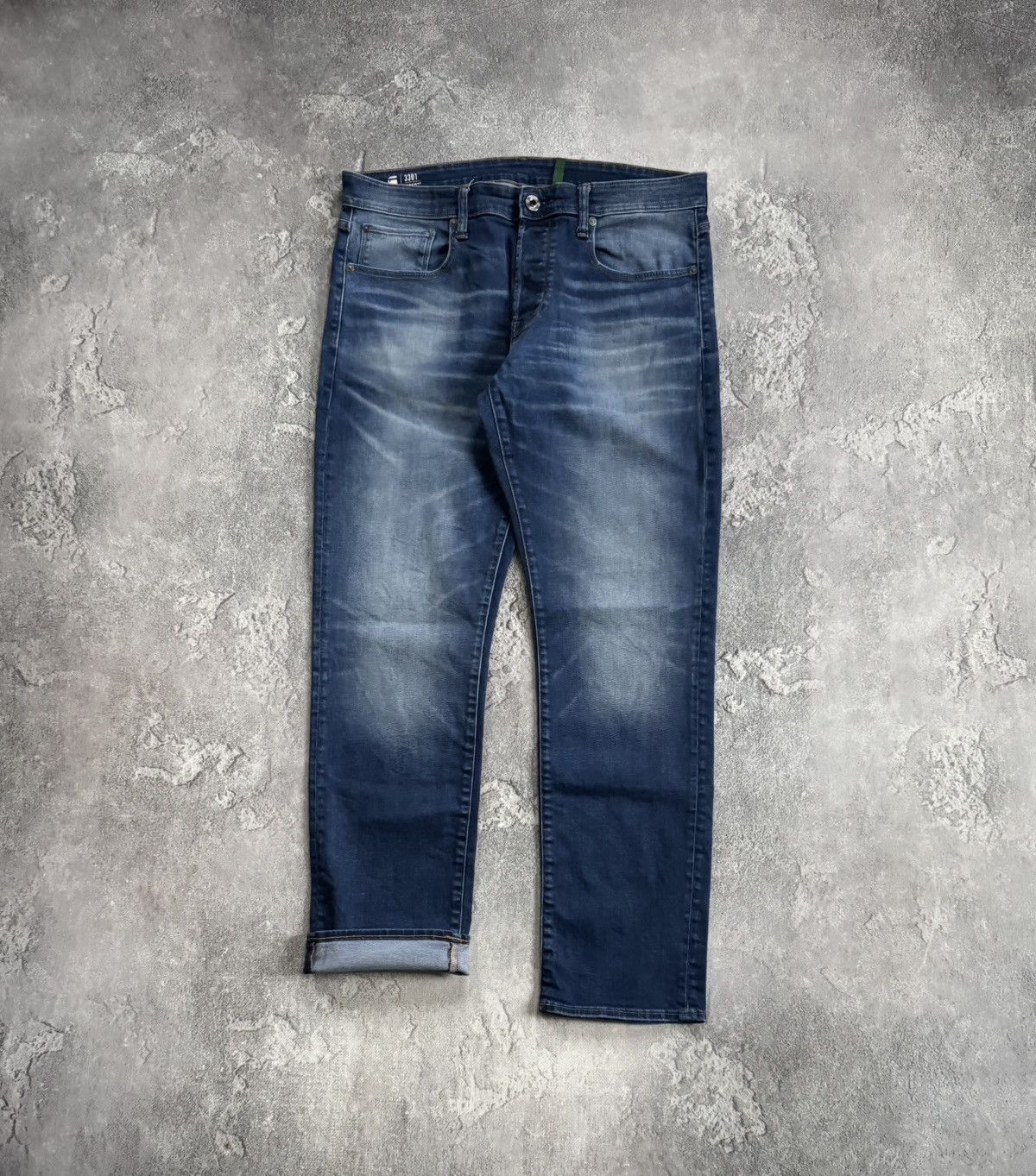 G-Star G star raw 34/32 3301 straight denim pants jeans trousers Size US 34 / EU 50 - 7 Thumbnail