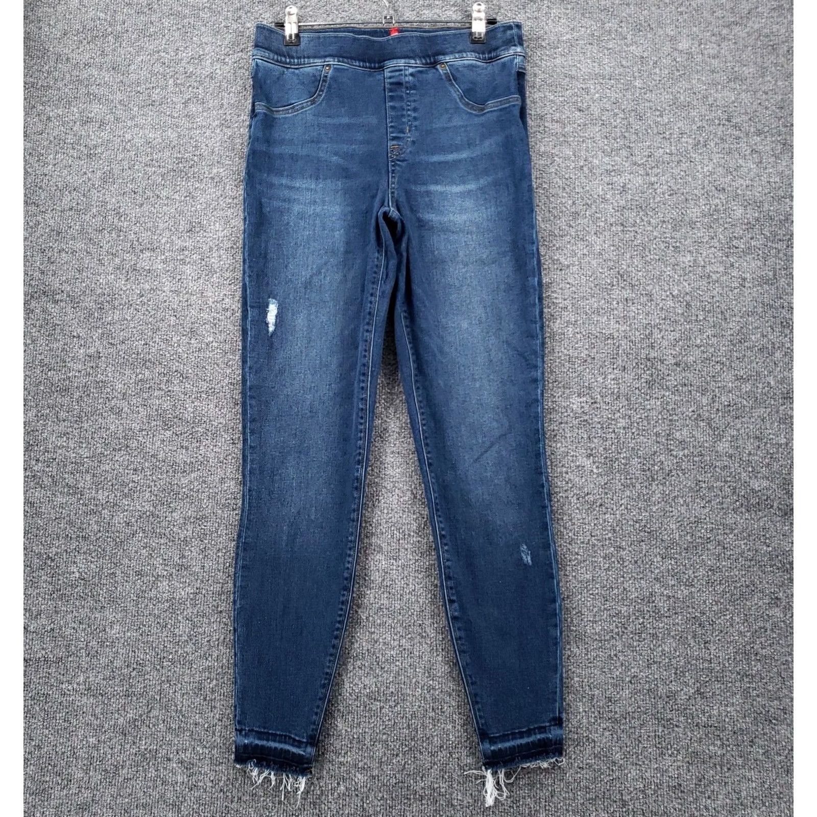 Spanx Spanx Jeans Women Medium Blue Mid Rise Stretch Jegging Dark Wash Denim Pull On Size 32" / US 10 / IT 46 - 2 Thumbnail