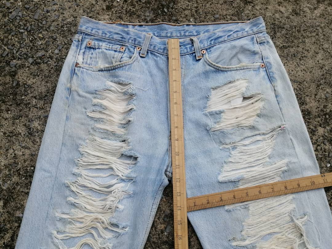 Levi's × Levi's Vintage Clothing Levi's Strauss Distressed Denim Jeans Size US 34 / EU 50 - 5 Thumbnail