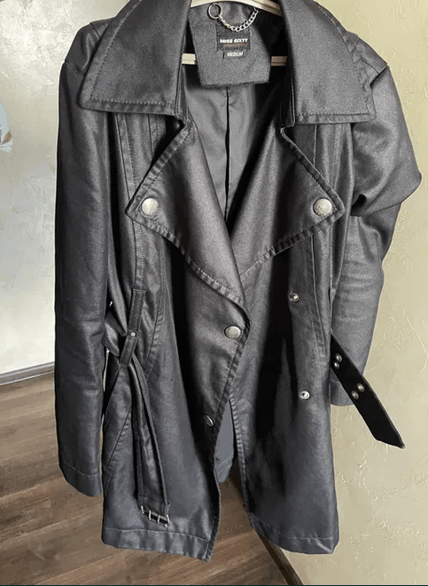 Miss Sixty Miss Sixty denim trench coat sz M Size M / US 6-8 / IT 42-44 - 3 Thumbnail