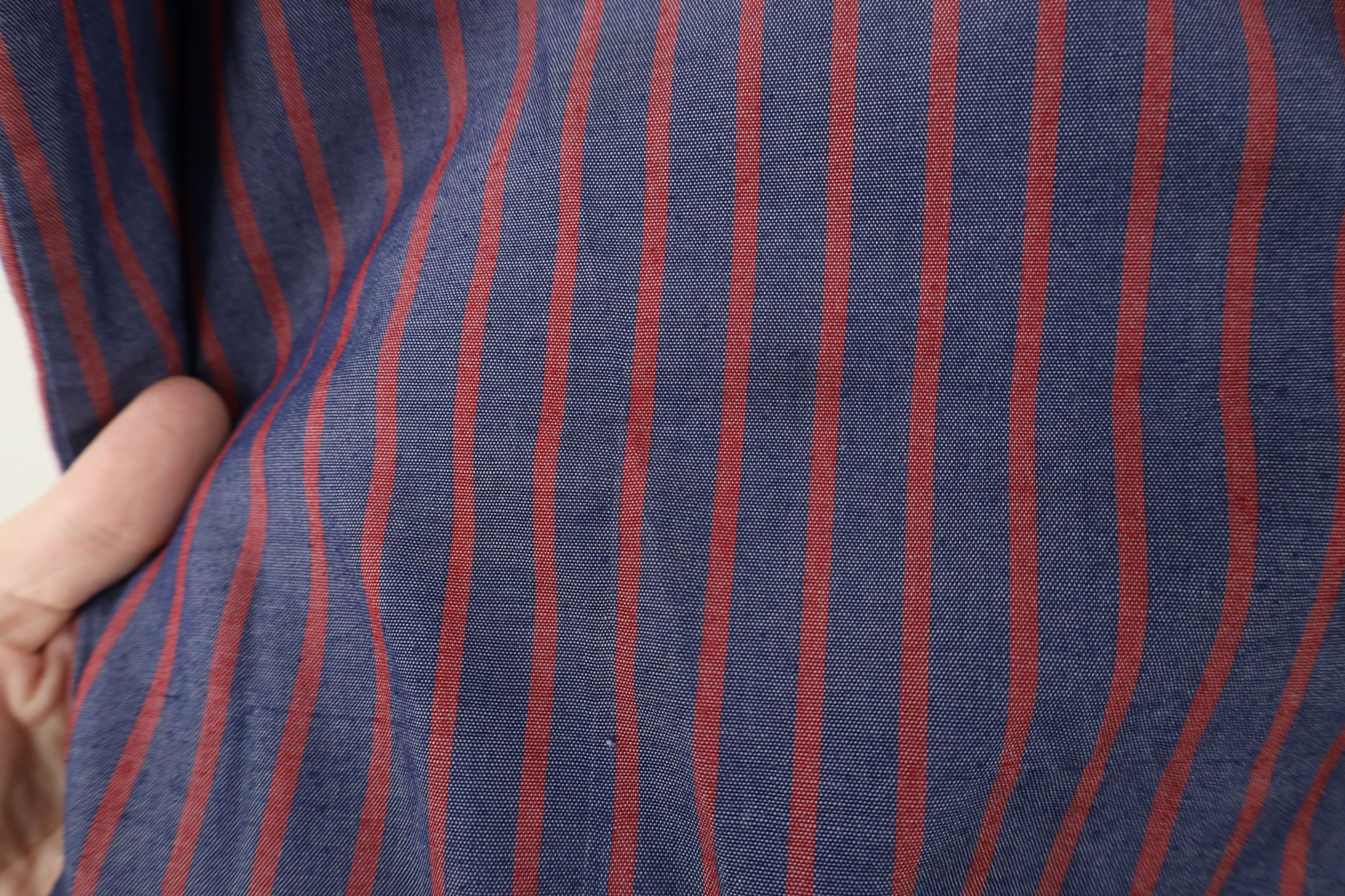 Vintage Vintage 90s Streetwear Striped Work Mechanic Button Shirt Size US M / EU 48-50 / 2 - 8 Thumbnail
