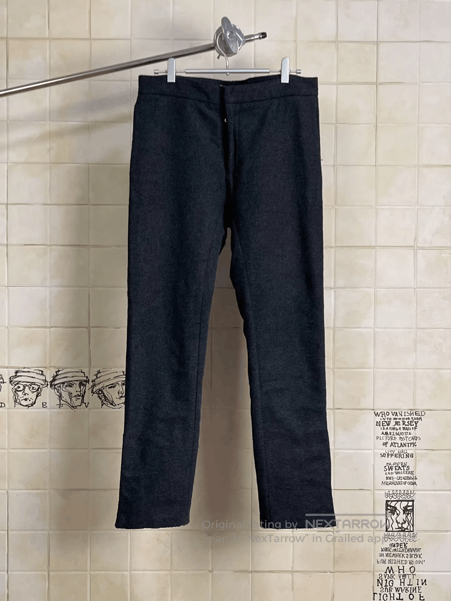 JW Anderson J.W.ANDERSON Wool Trousers with RIRI Zipper. Size US 30 / EU 46 - 1 Thumbnail