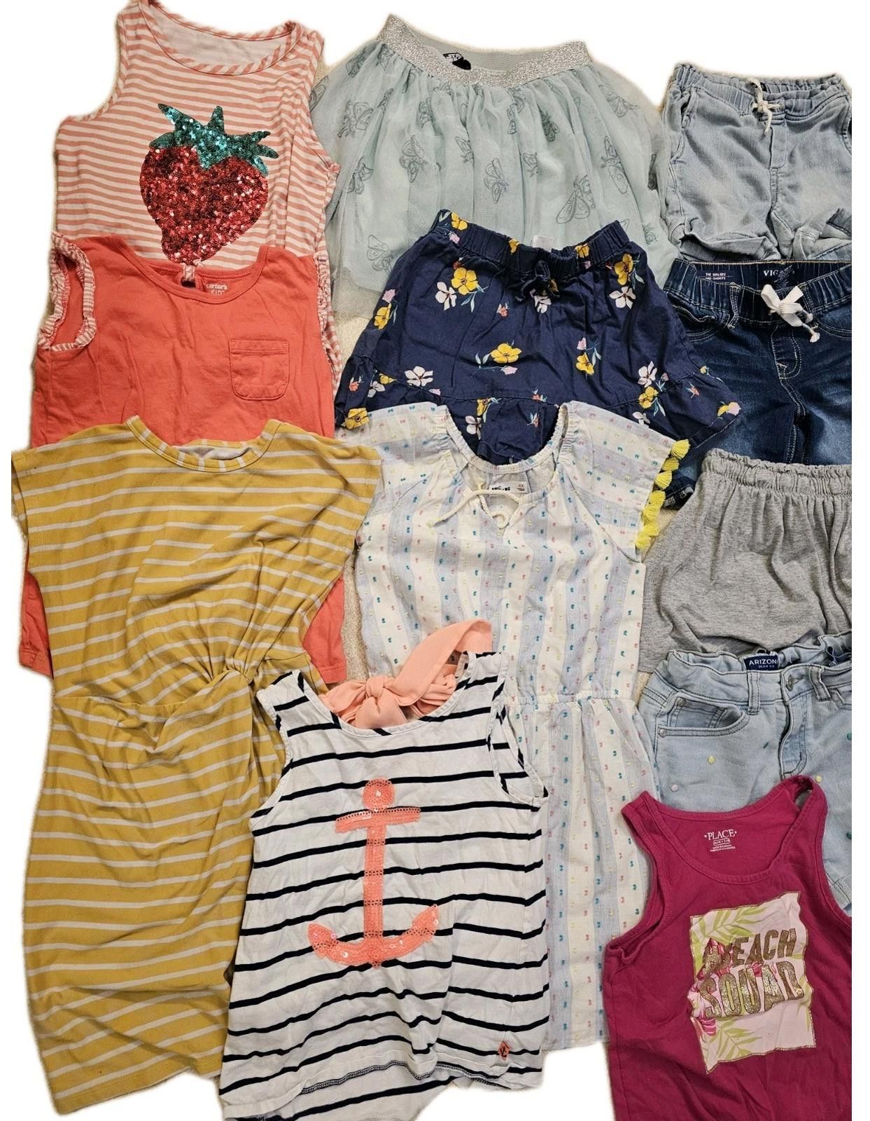 Other Girl Clothes Size 6/7 Mixed Brands lot of 17 pieces Summer Size ONE SIZE - 2 Thumbnail