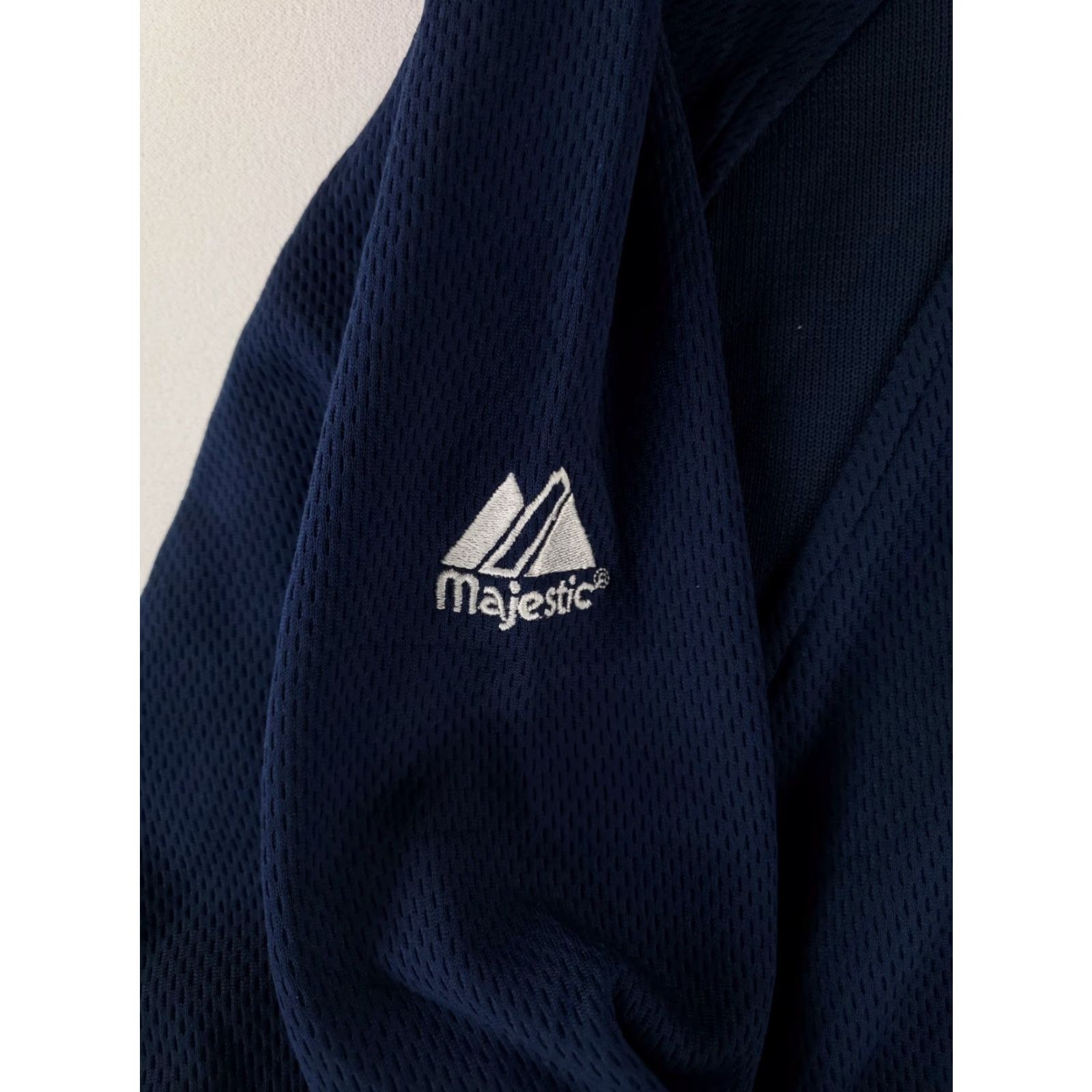 Vintage VINTAGE Majestic New York Yankees Shirt Warm Up 2009 World Series Blue Mens XL Size US XL / EU 56 / 4 - 6 Thumbnail