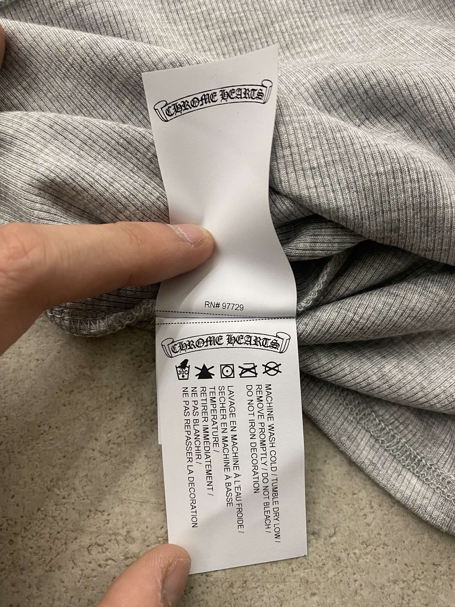 Chrome Hearts CHROME HEARTS Bad Seed CH Embroidered Grey Long Sleeve Size M / US 6-8 / IT 42-44 - 9 Thumbnail