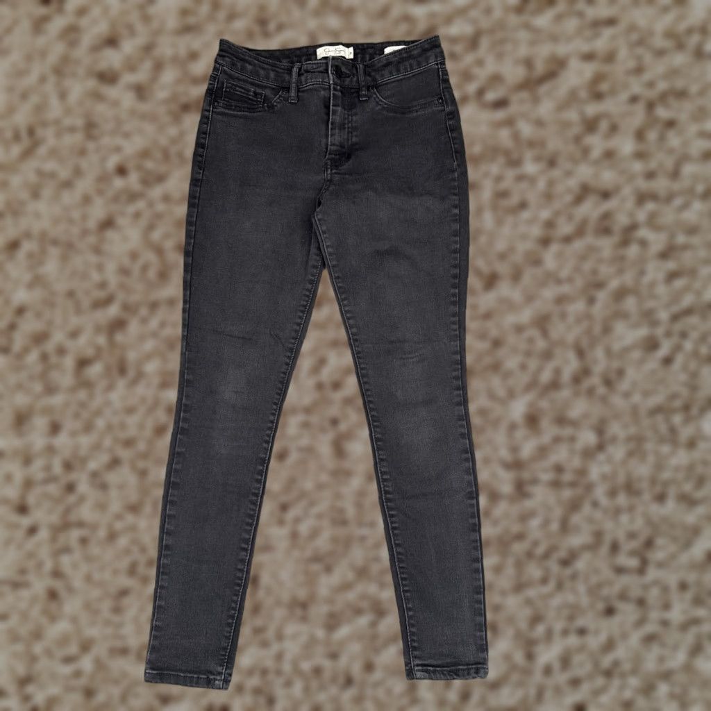 Jessica Simpson Jessica Simpson Jeans Women 4P Black Denim High Rise Skinny Cotton Blend 26x26 Size 27" / US 4 / IT 40 - 1 Thumbnail
